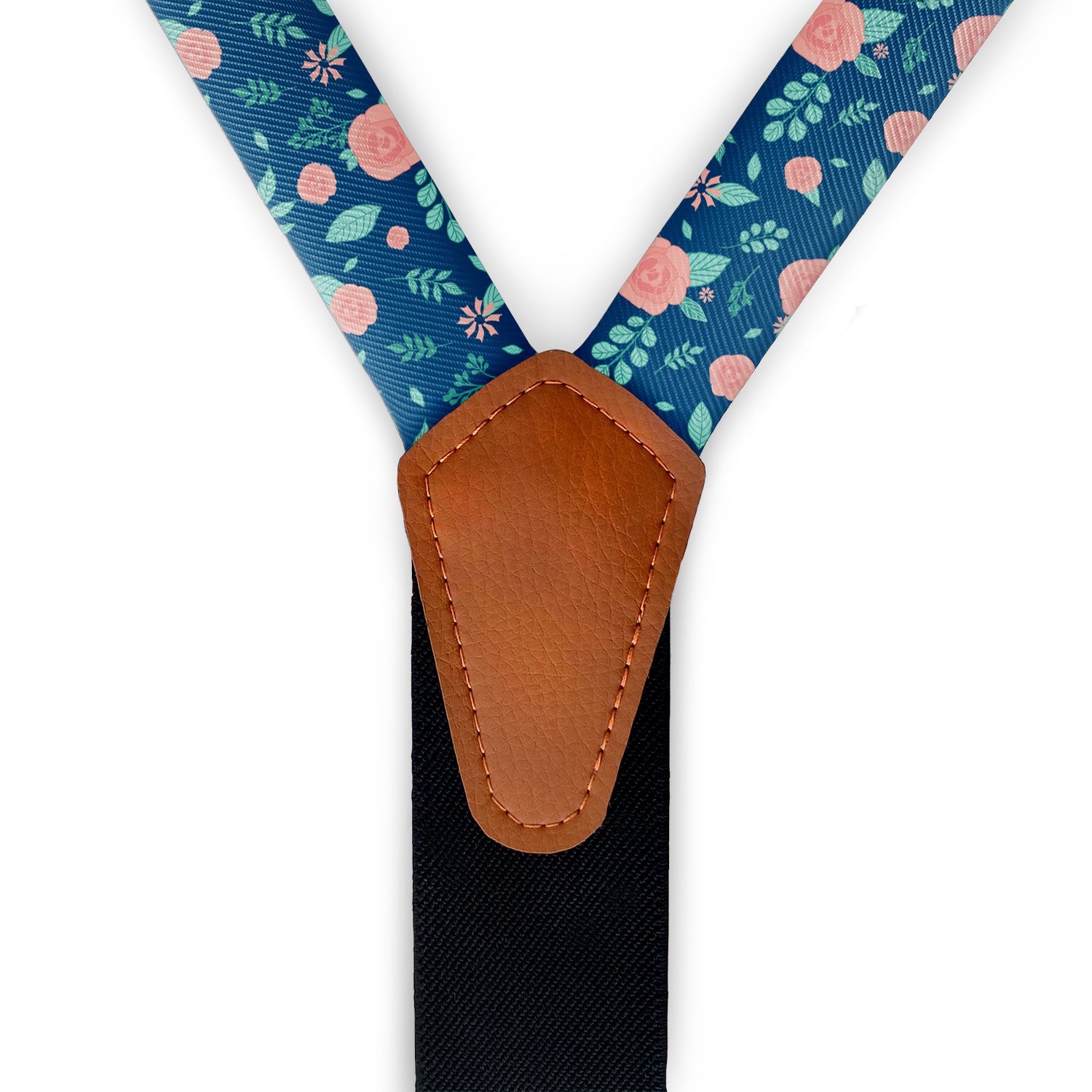 Asta Floral Suspenders - Hardware and Strap - Knotty Tie Co.