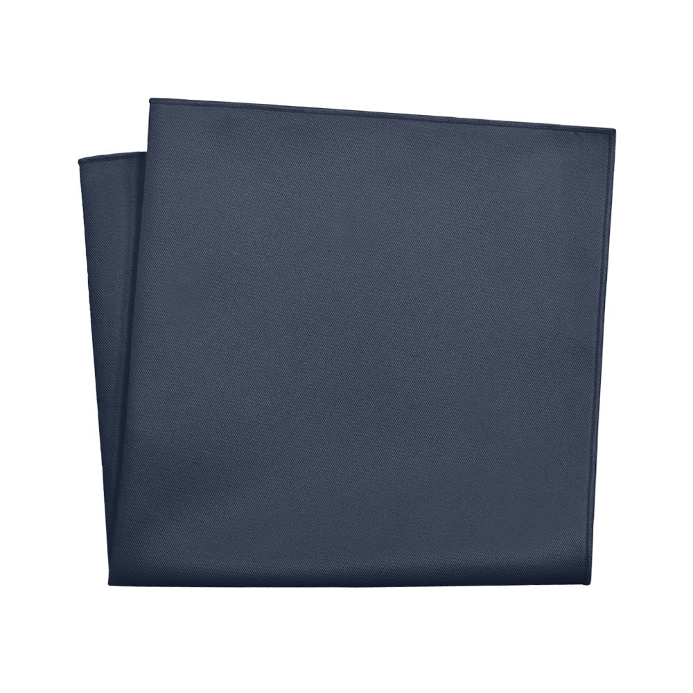 Azazie Dark Navy Pocket Square - 12" Square - Knotty Tie Co.