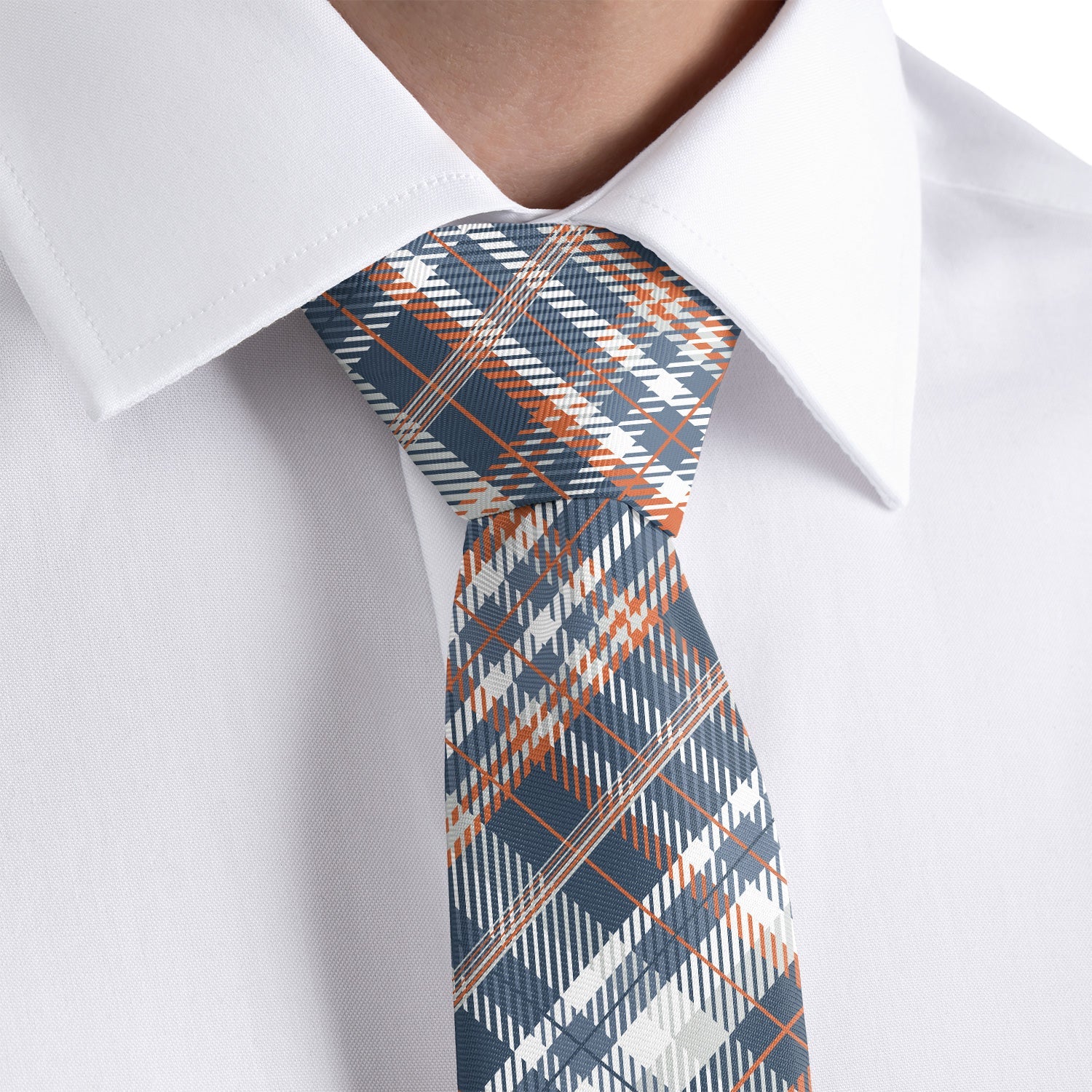 Baskerville Plaid Necktie - Dress Shirt - Knotty Tie Co.