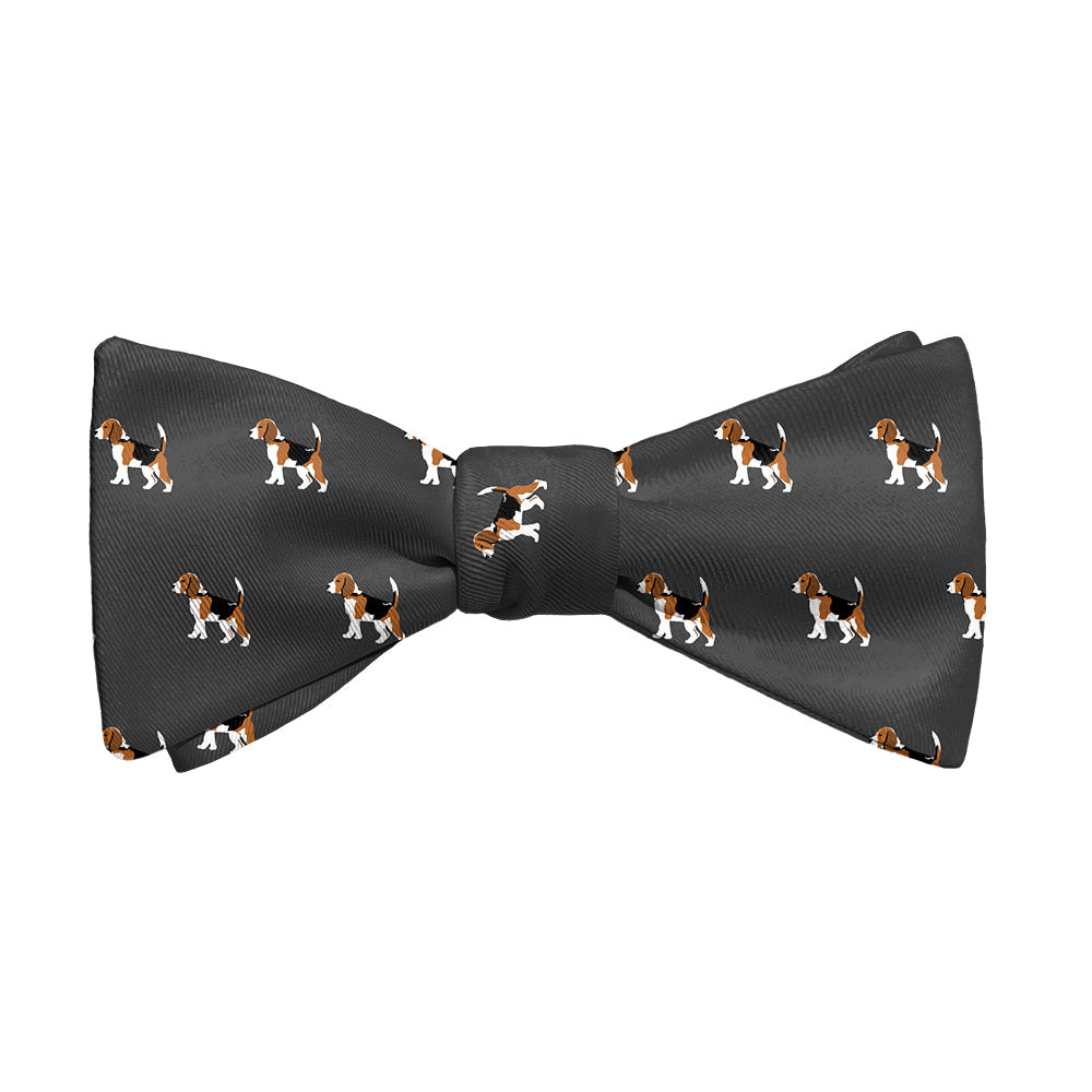 Beagle Bow Tie - Adult Standard Self-Tie 14-18" - Knotty Tie Co.