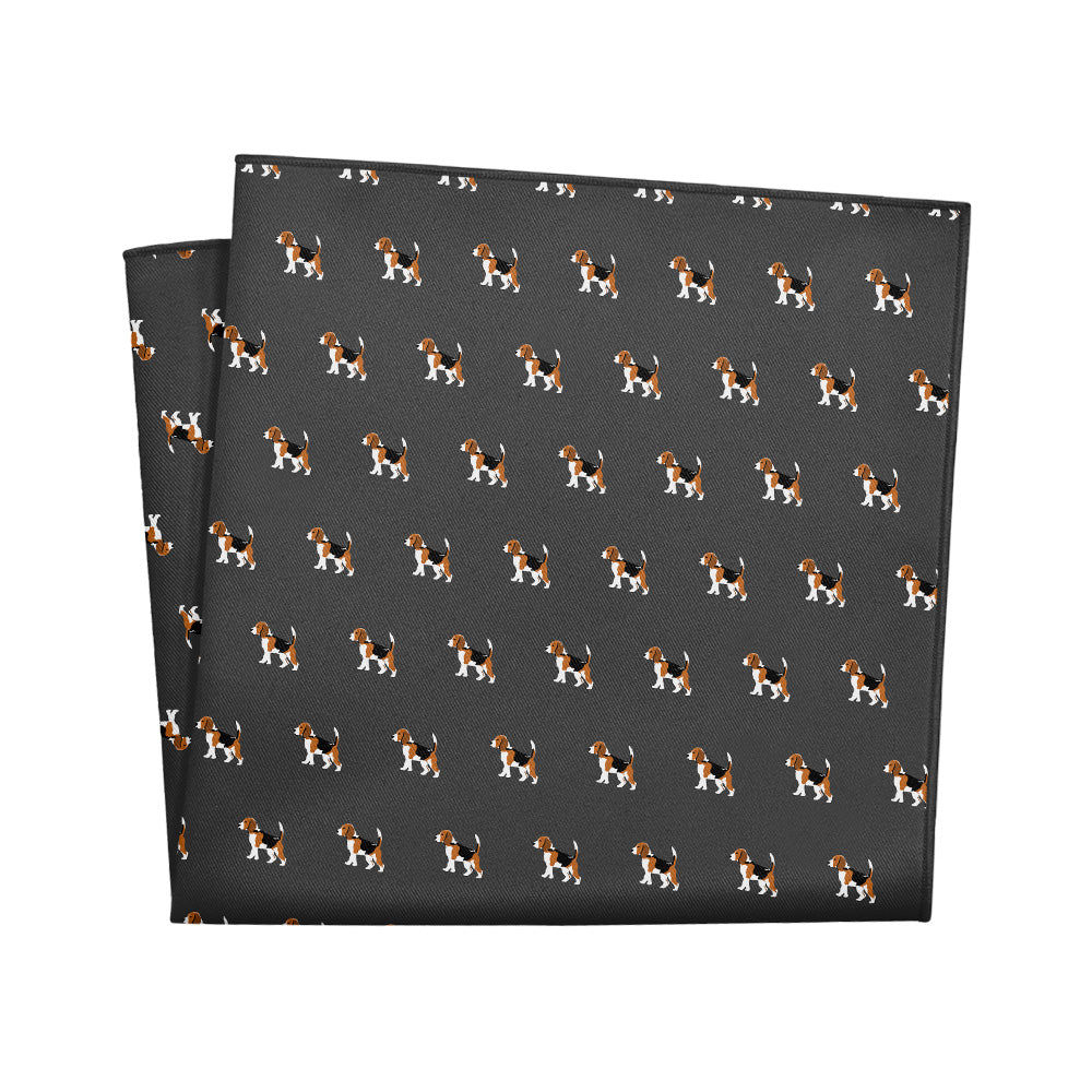 Beagle Pocket Square - 12" Square - Knotty Tie Co.