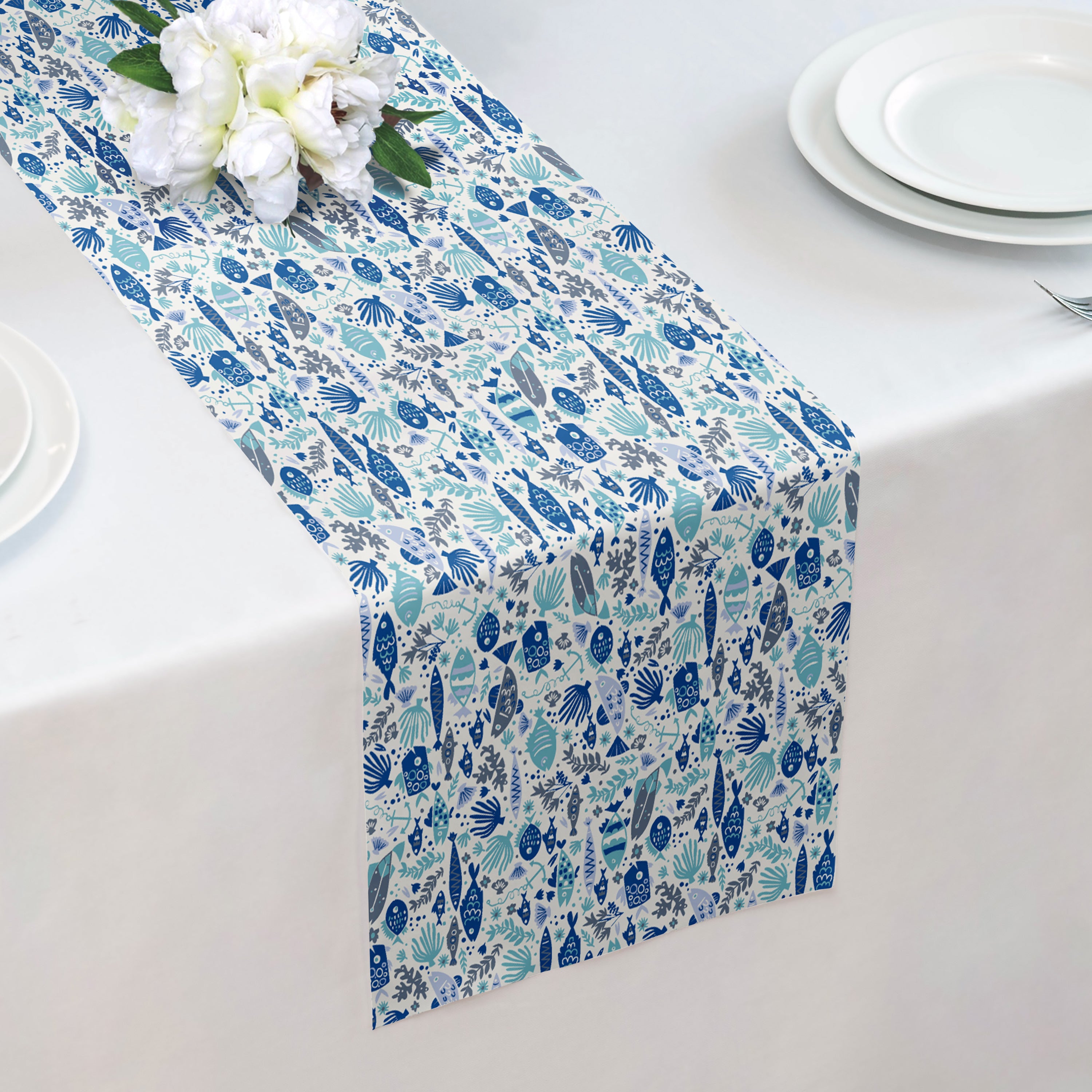 Below the Sea Table Runner