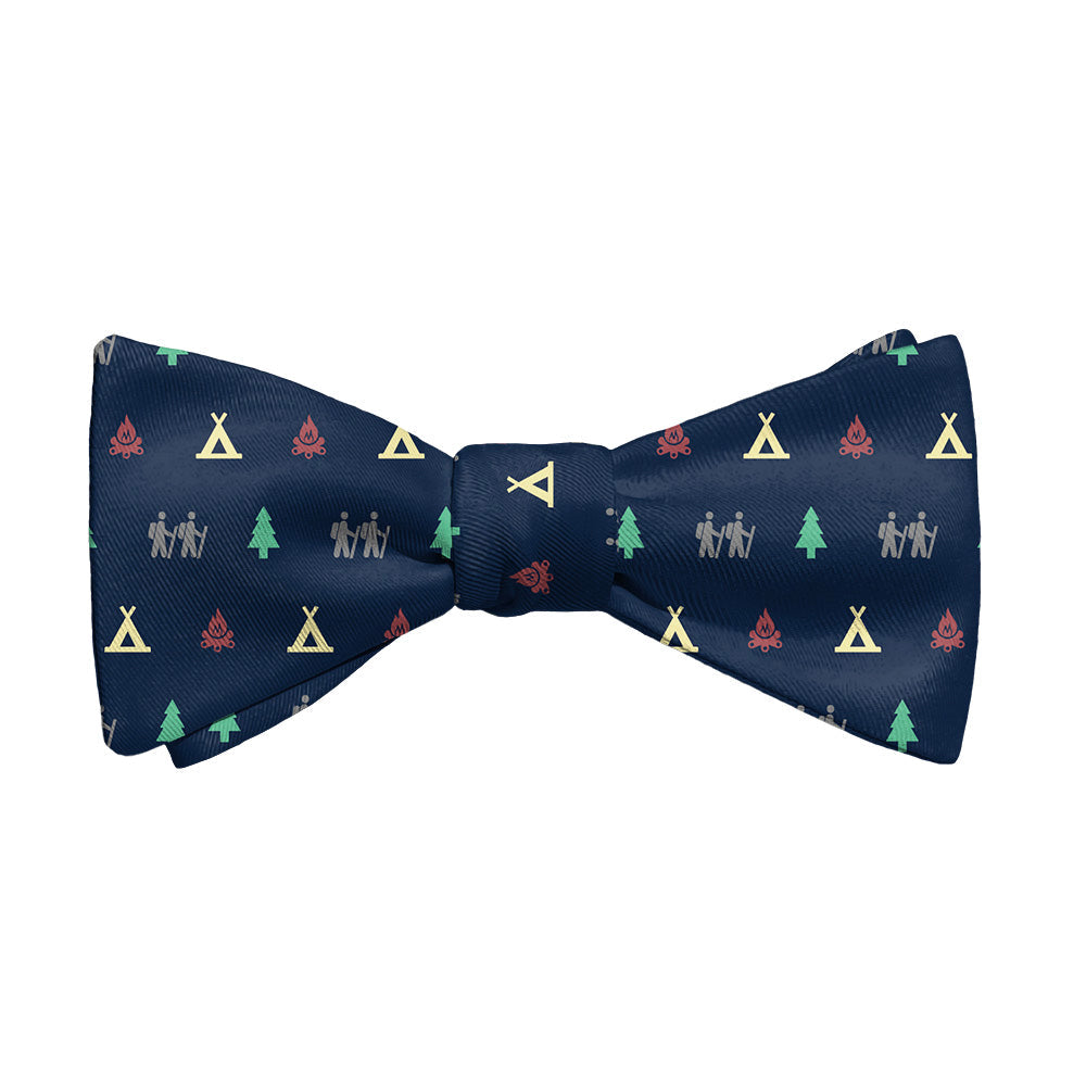 Camping With Friends Bow Tie - Adult Standard Self-Tie 14-18" - Knotty Tie Co.