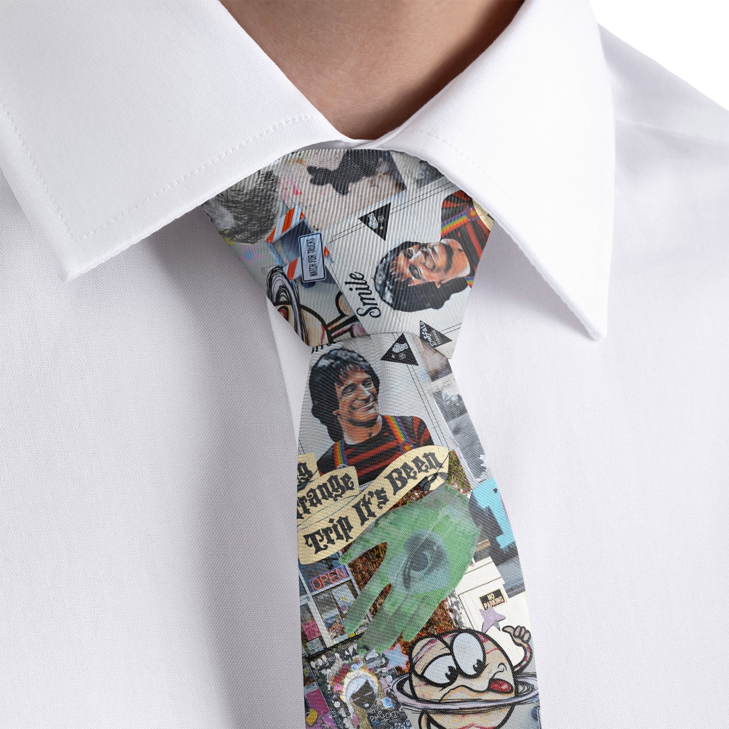 Cap Hill Street Art Necktie - Dress Shirt - Knotty Tie Co.