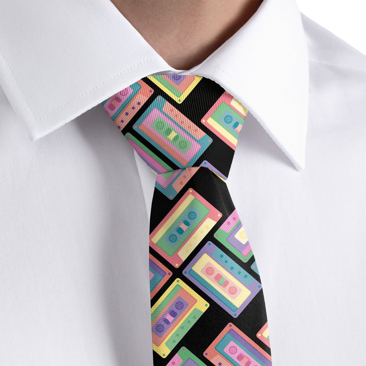 Cassette Necktie - Dress Shirt - Knotty Tie Co.