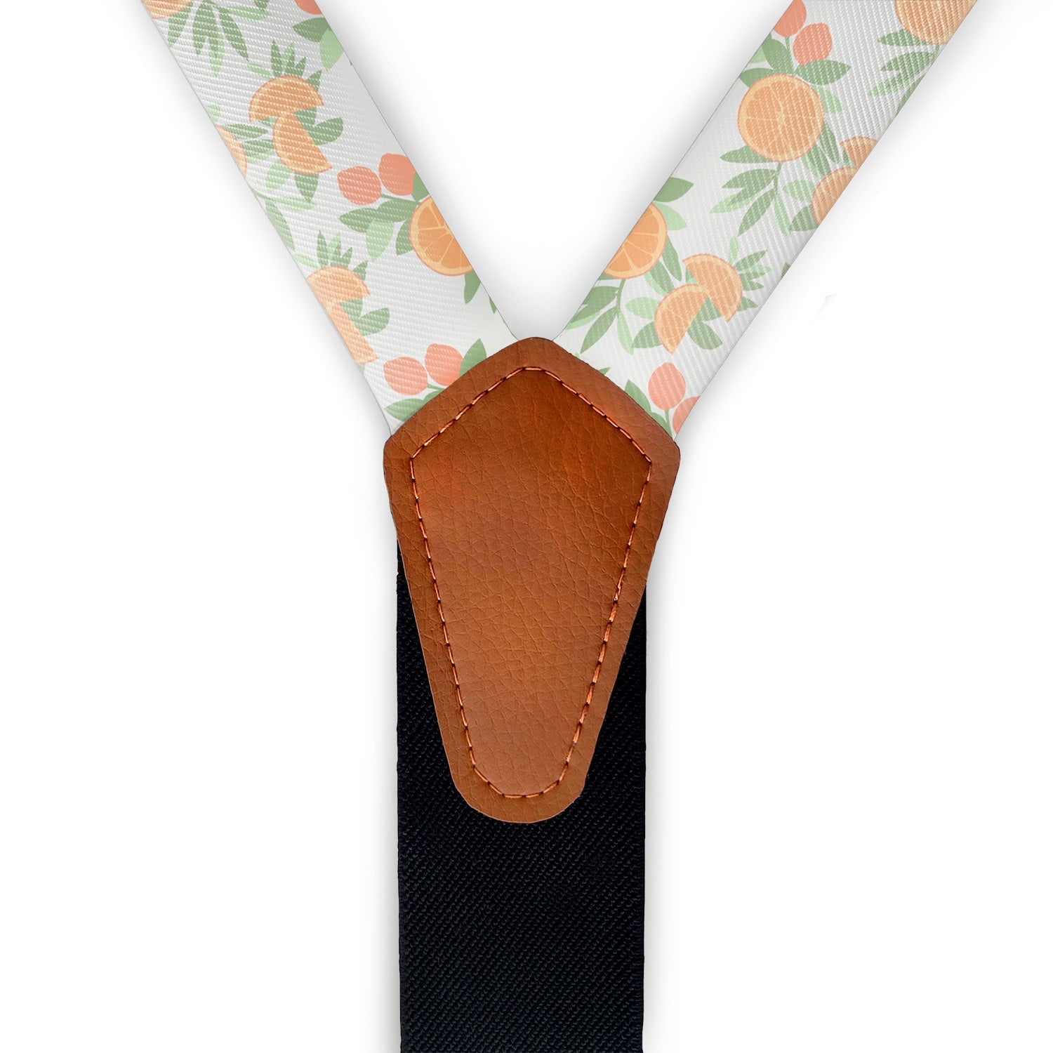 Citrus Blossom Floral Suspenders - Hardware and Strap - Knotty Tie Co.