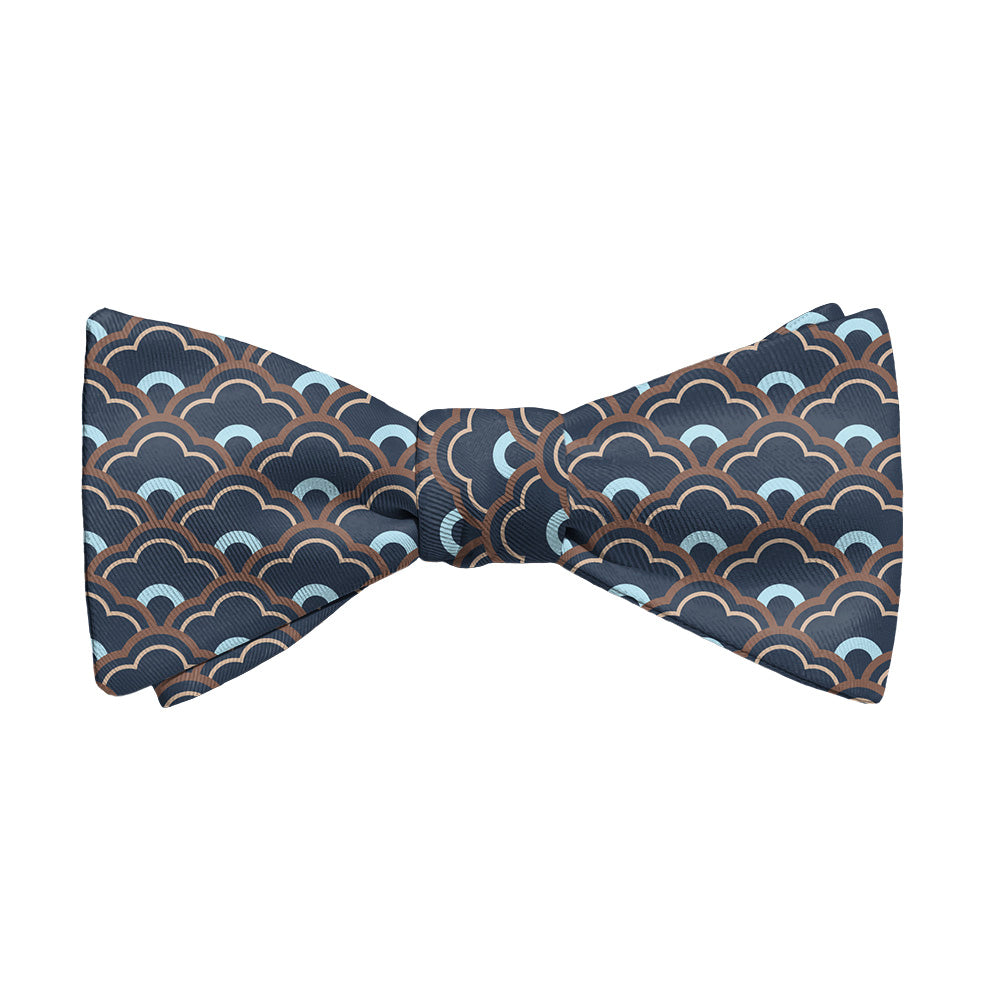 Clouds Geometric Bow Tie - Adult Standard Self-Tie 14-18" - Knotty Tie Co.