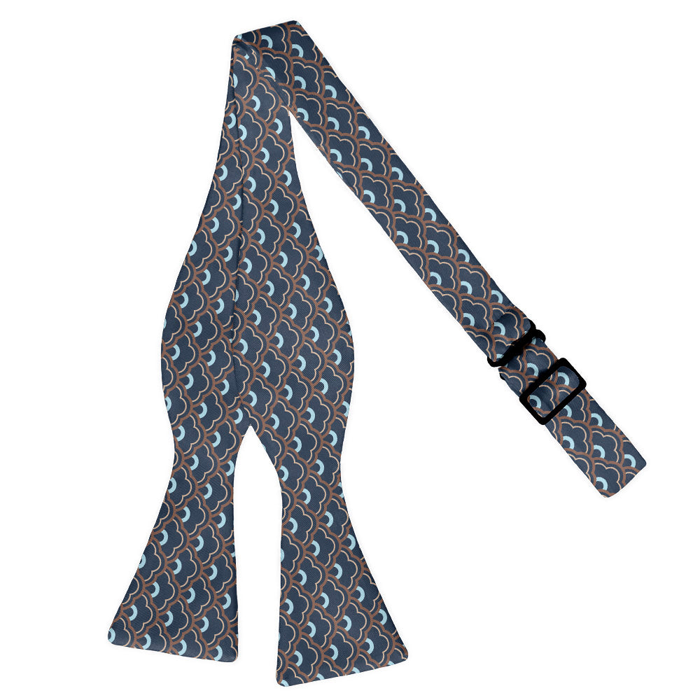 Clouds Geometric Bow Tie - Adult Extra-Long Self-Tie 18-21" - Knotty Tie Co.