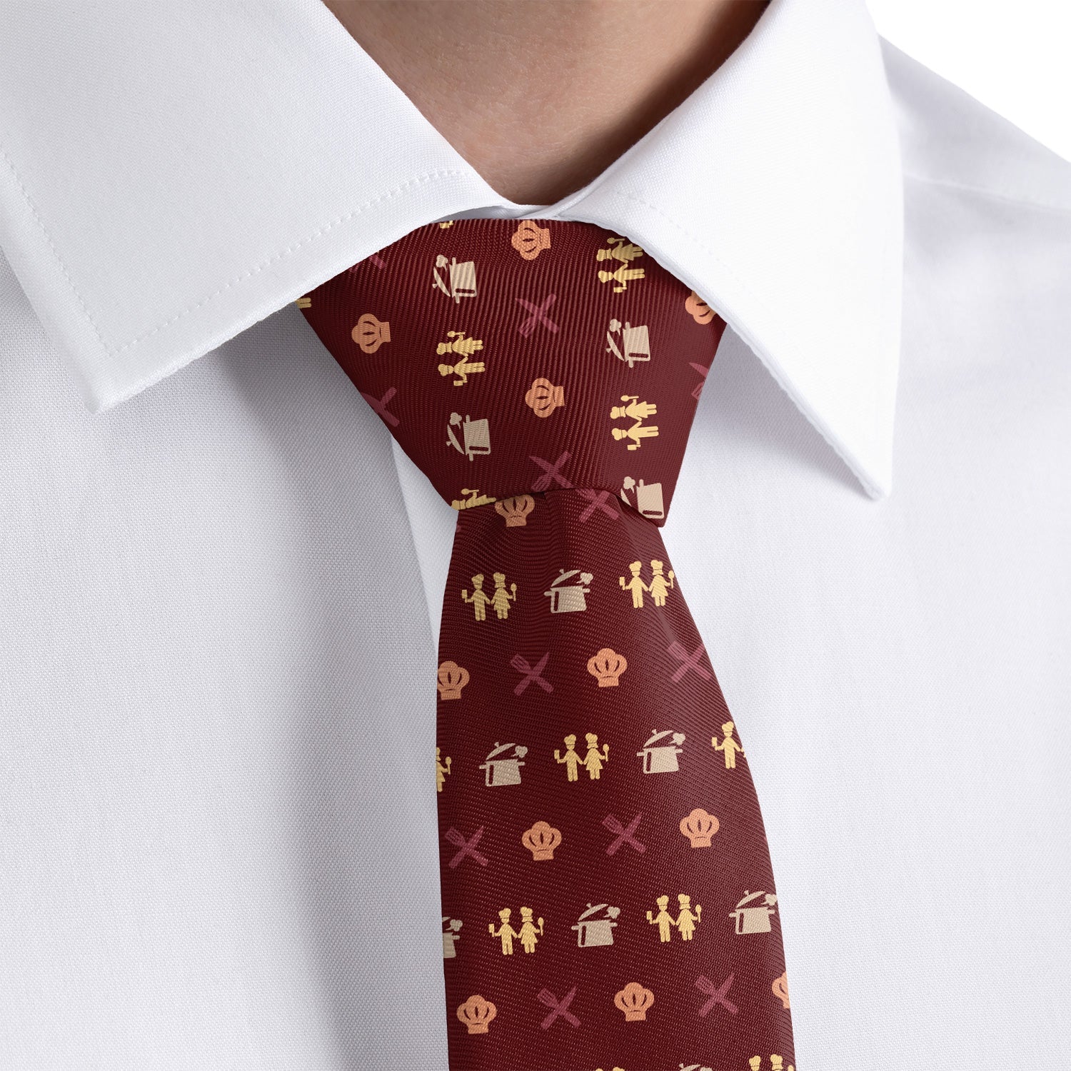 Cooking With Friends Necktie - Dress Shirt - Knotty Tie Co.