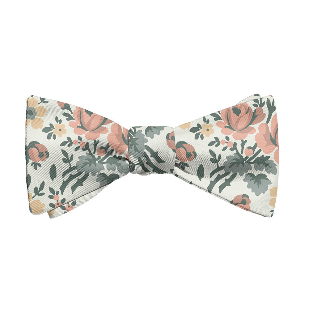 Cooper Floral Bow Tie - Adult Standard Self-Tie 14-18" - Knotty Tie Co.