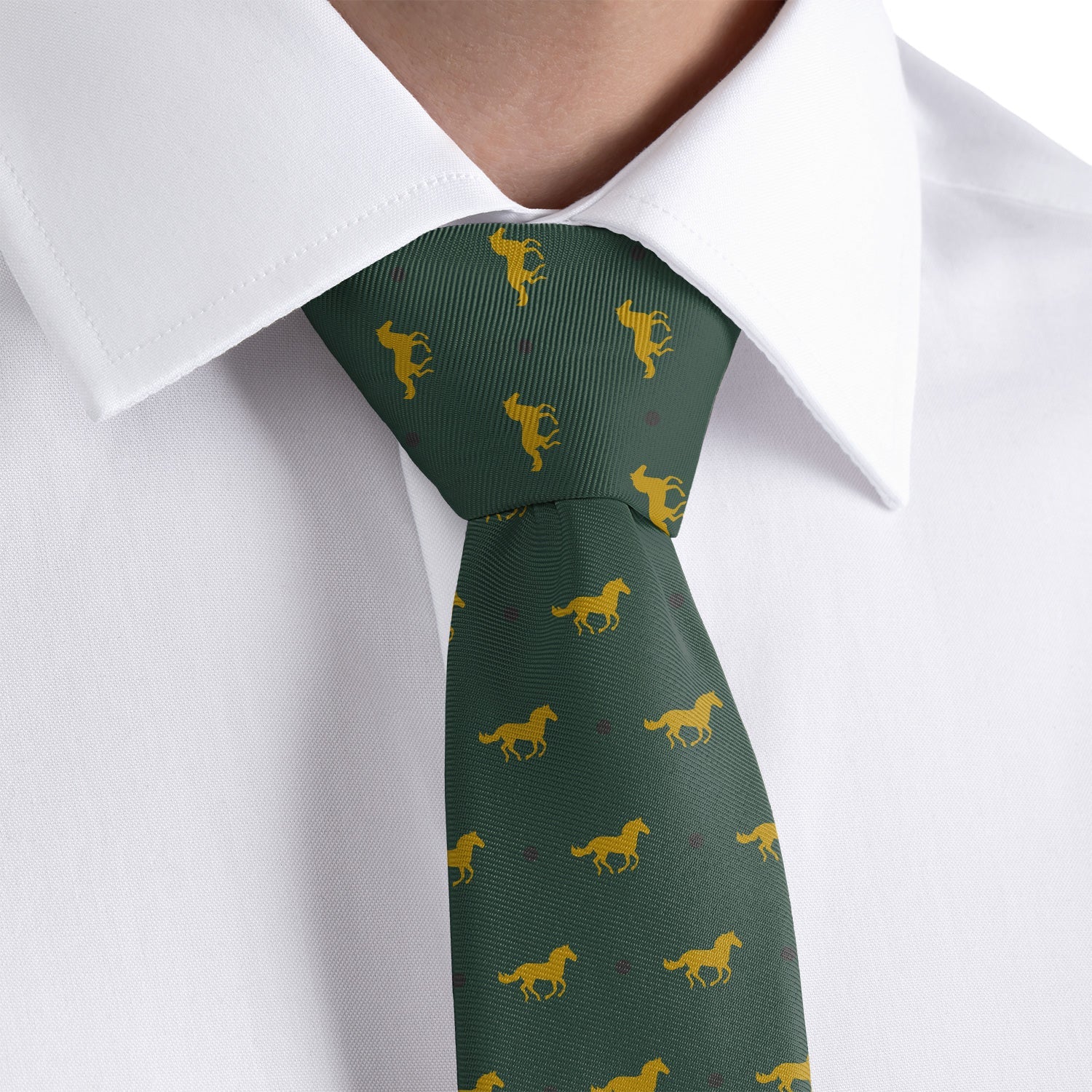 Derby Horses Necktie - Dress Shirt - Knotty Tie Co.