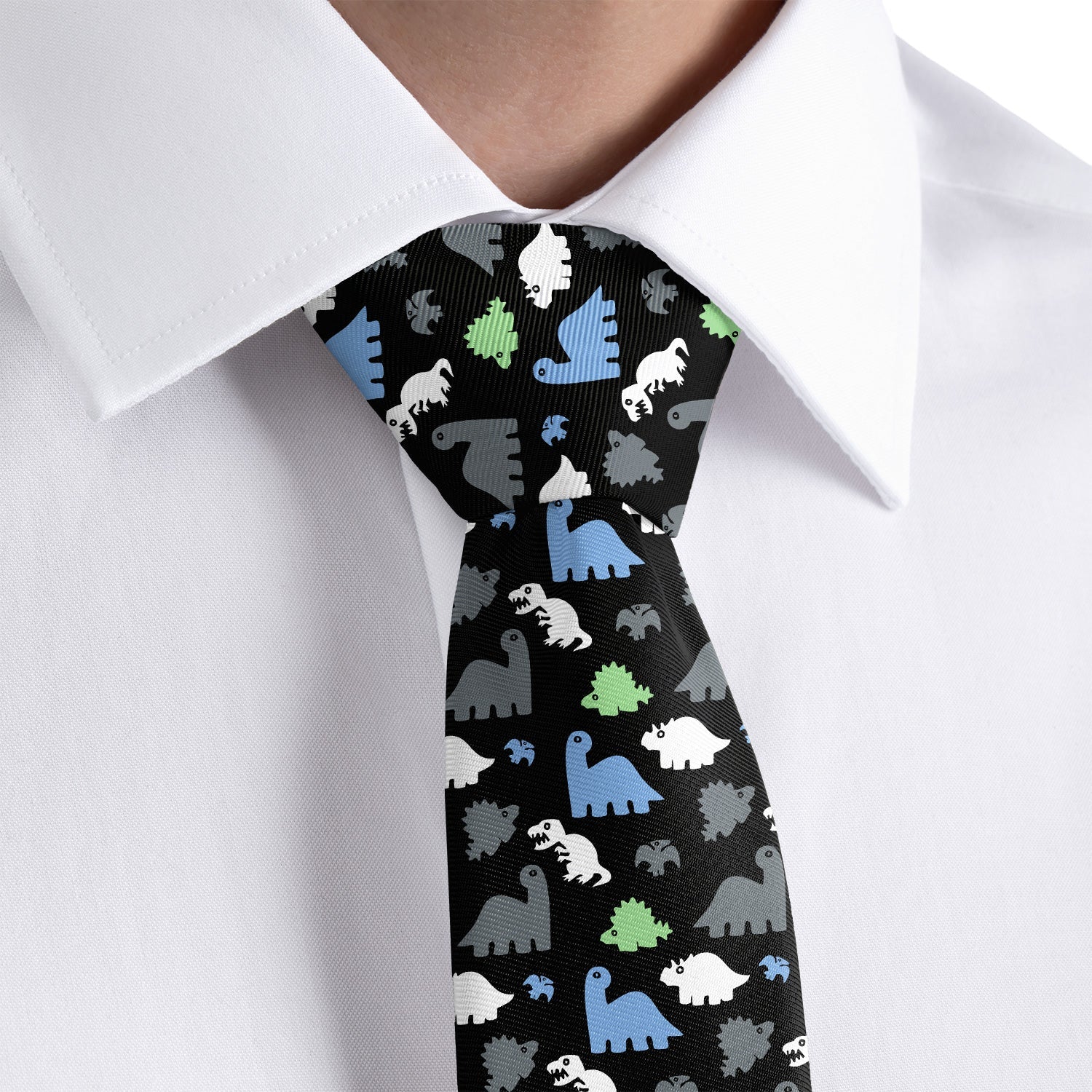 Dinosaur Necktie - Dress Shirt - Knotty Tie Co.