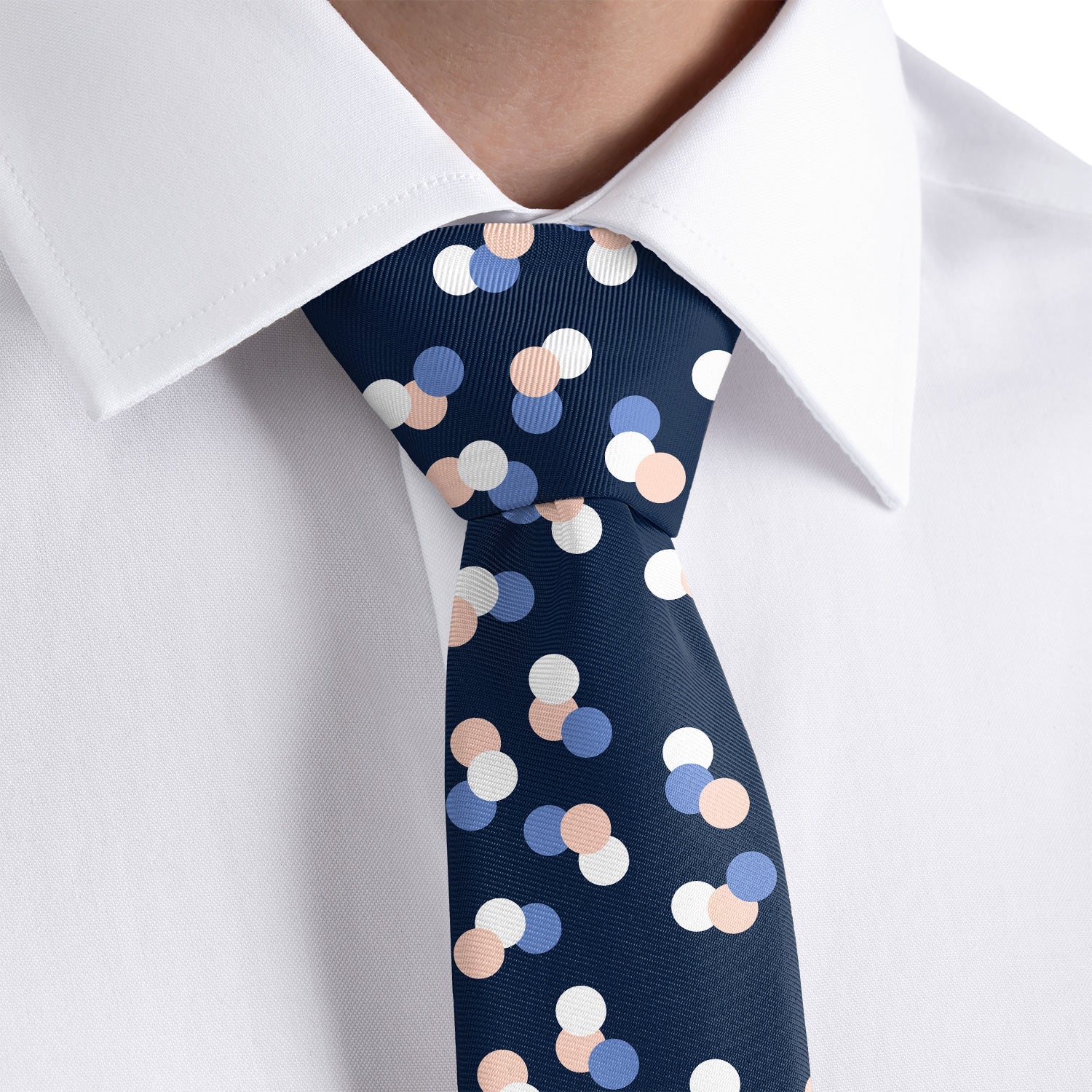 Elizabeth Dots Necktie - Dress Shirt - Knotty Tie Co.