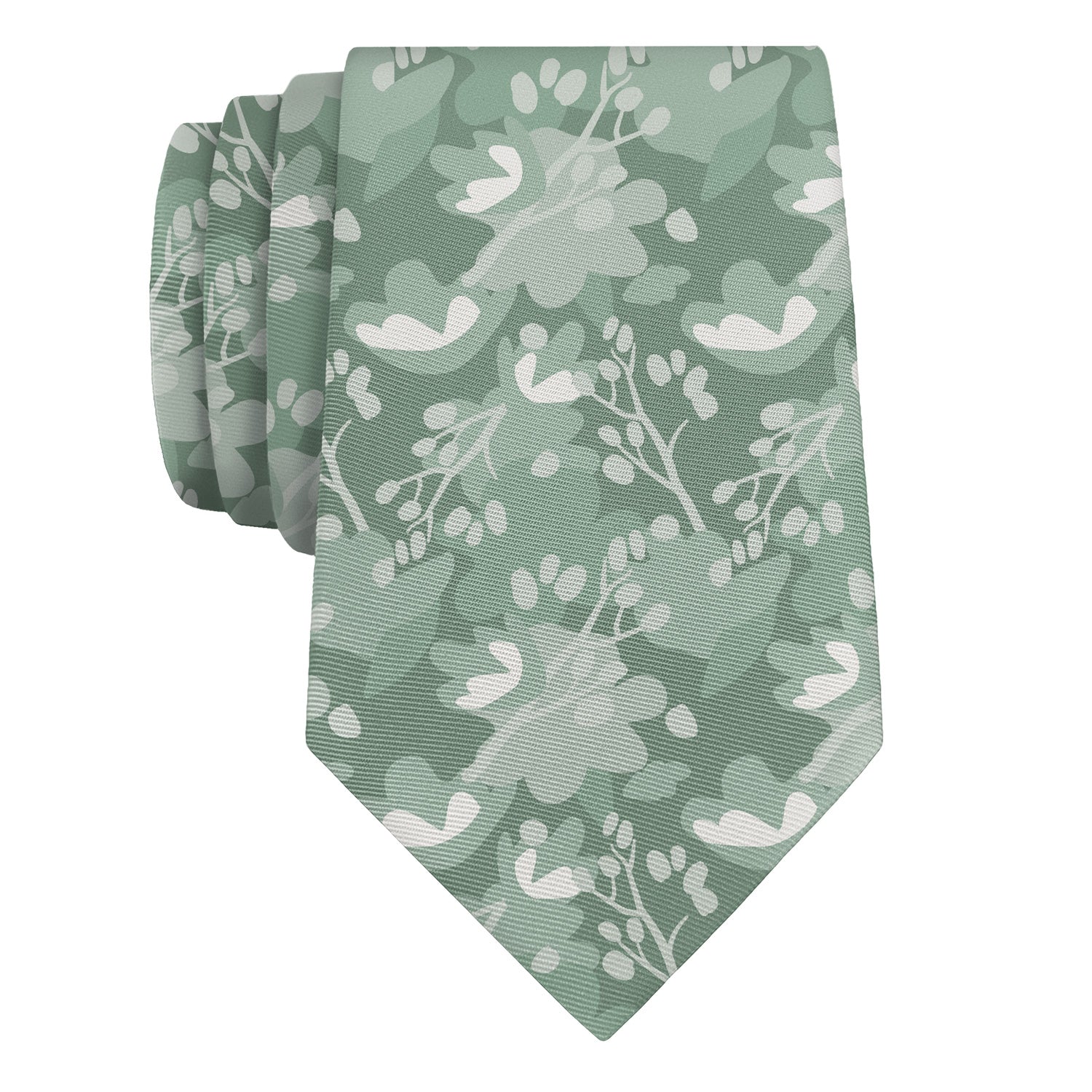 Francis Floral Necktie - Rolled - Knotty Tie Co.