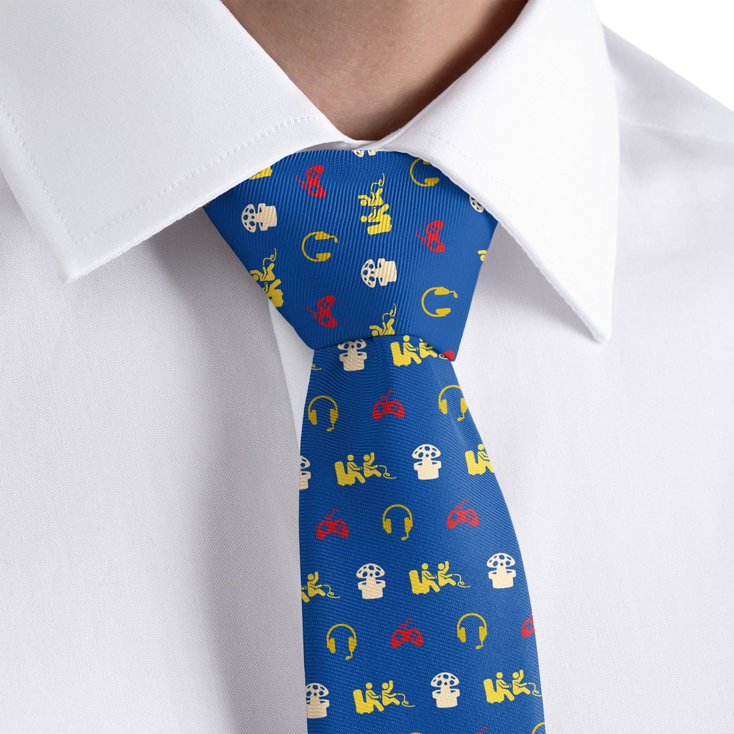 Gaming With Friends Necktie - Dress Shirt - Knotty Tie Co.