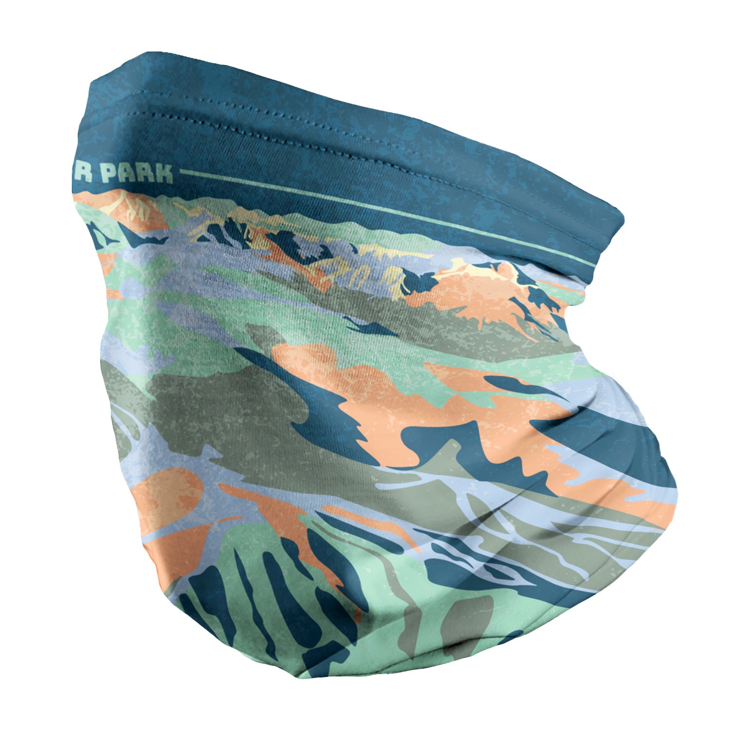 Winter Park Abstract Neck Gaiter - Regular - Knotty Tie Co.