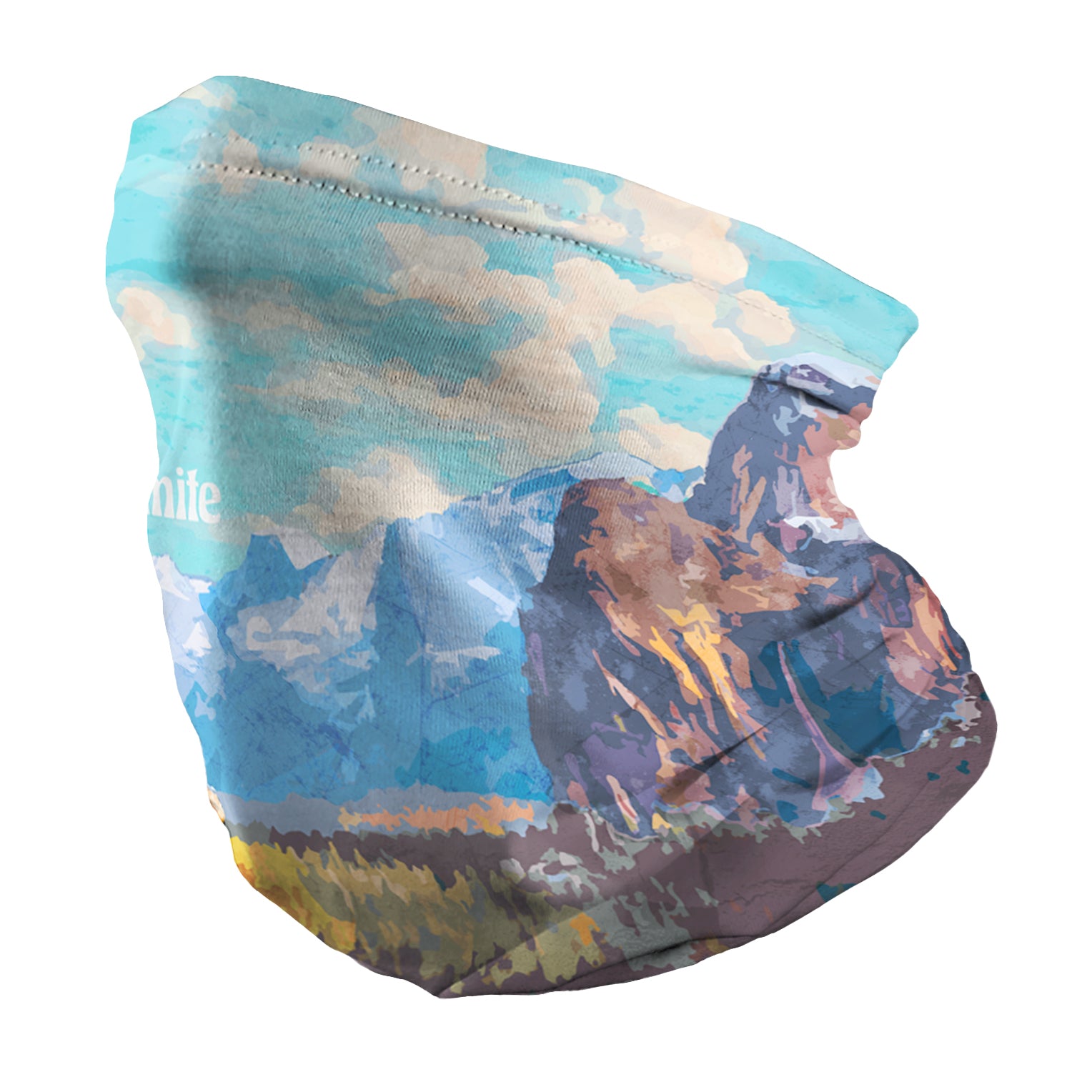 Yosemite National Park Abstract Neck Gaiter - Regular - Knotty Tie Co.