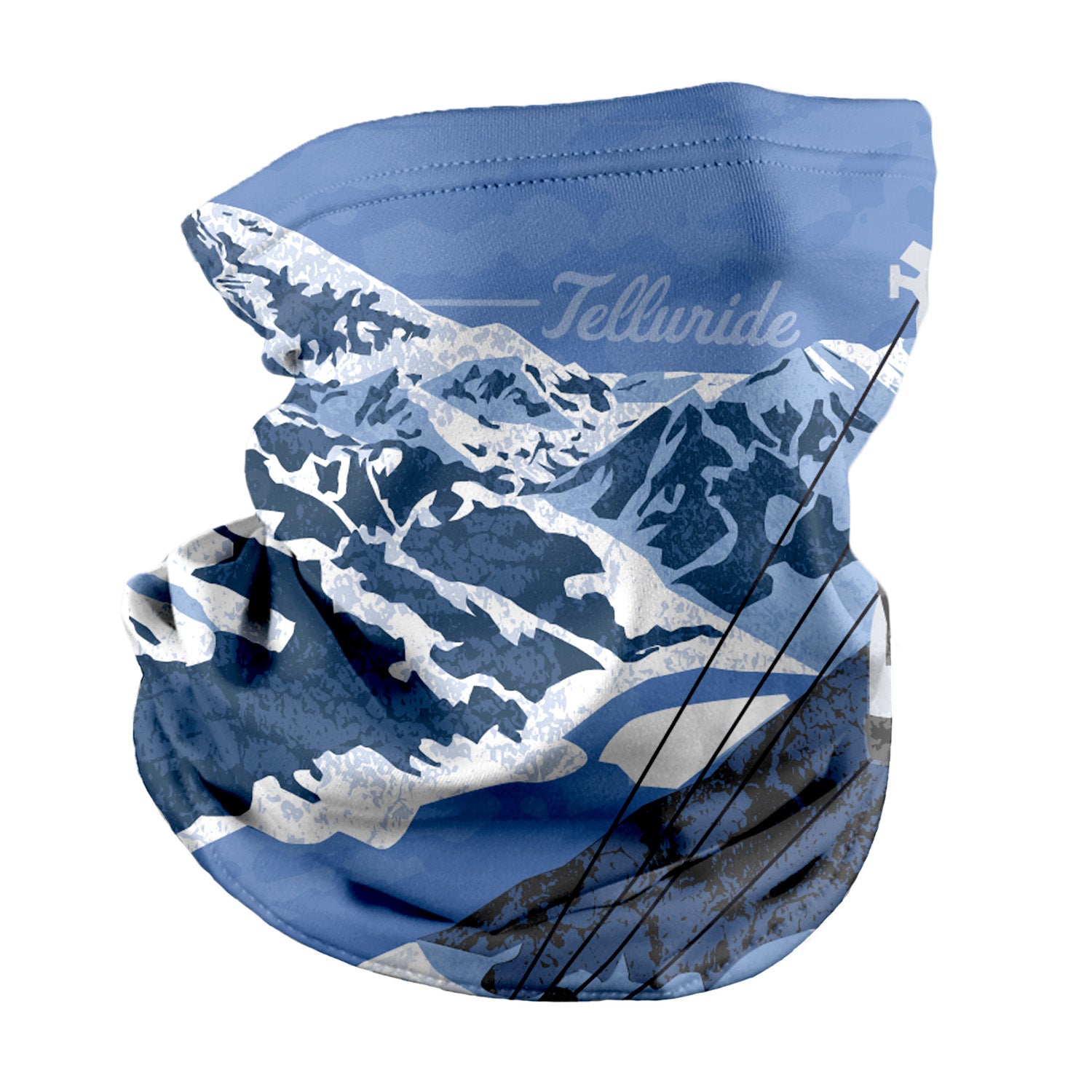 Telluride Abstract Neck Gaiter - Regular - Knotty Tie Co.