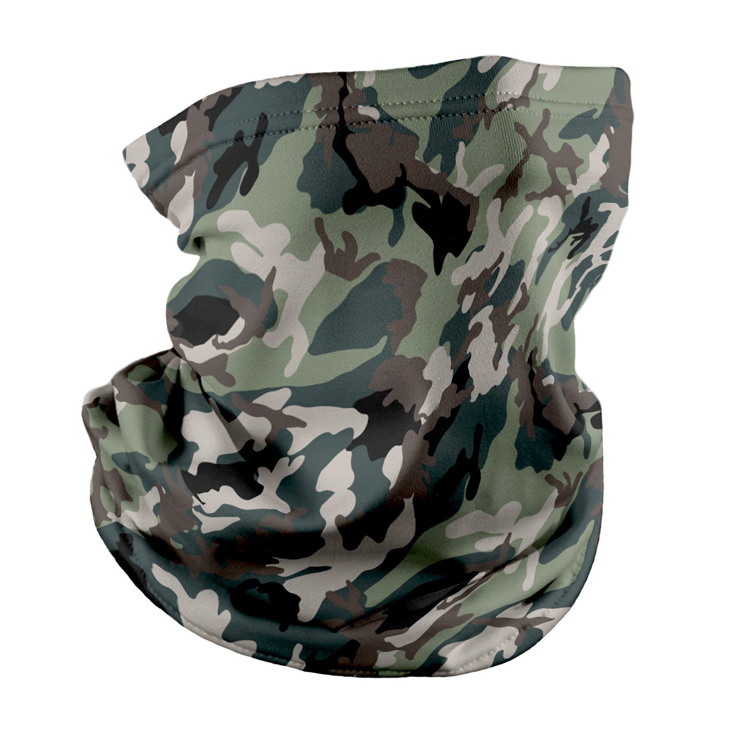 Camo Green Neck Gaiter - Regular - Knotty Tie Co.