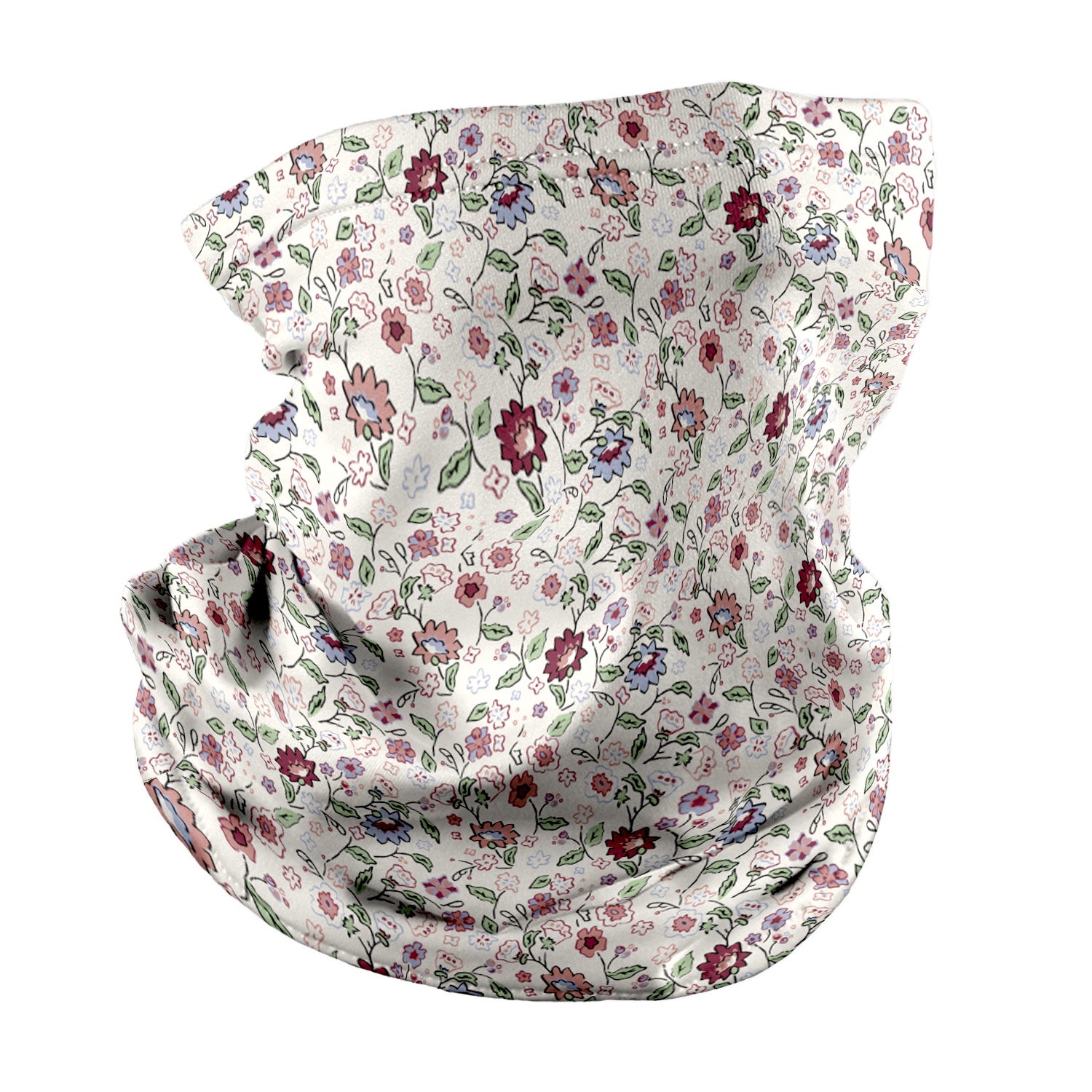 Cecile Floral Neck Gaiter - Regular - Knotty Tie Co.