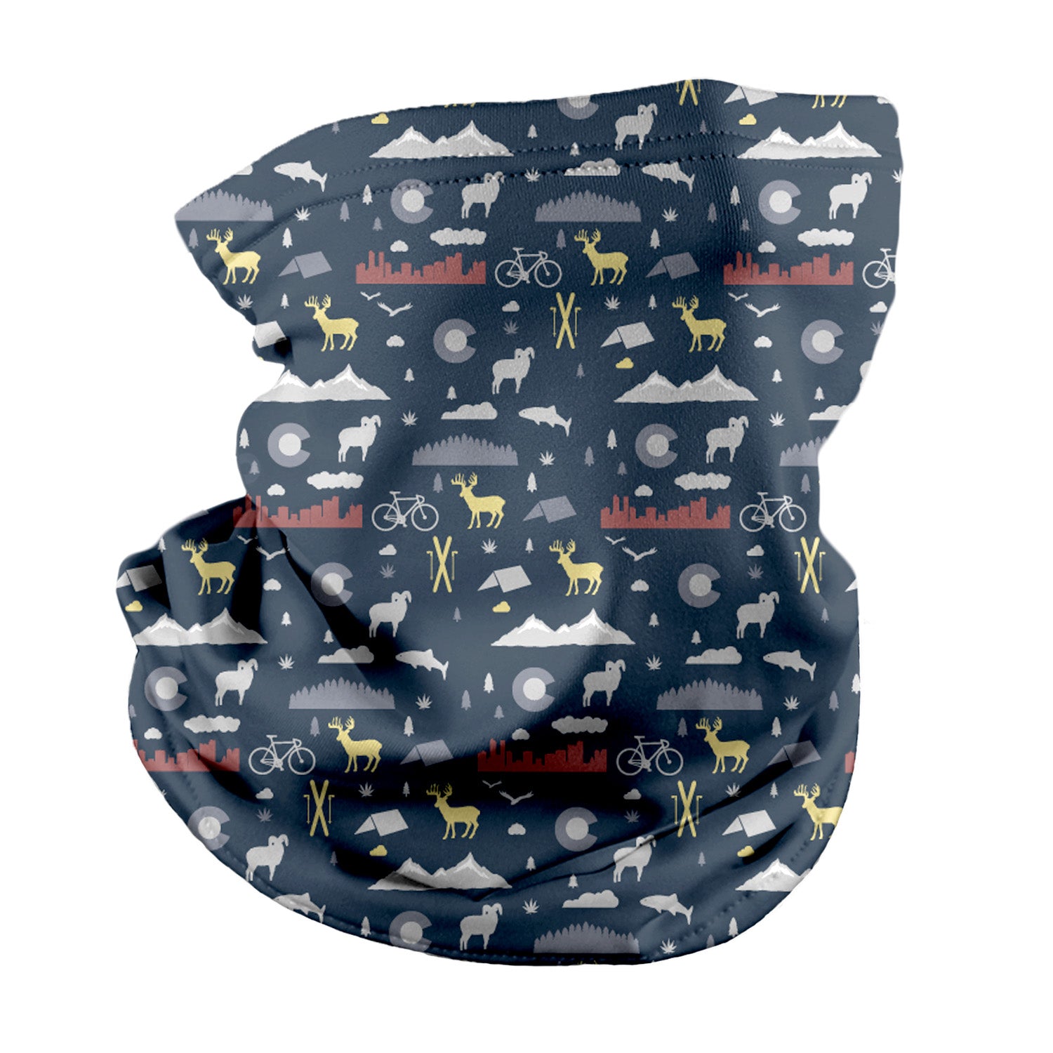Colorado Heritage Neck Gaiter - Regular - Knotty Tie Co.