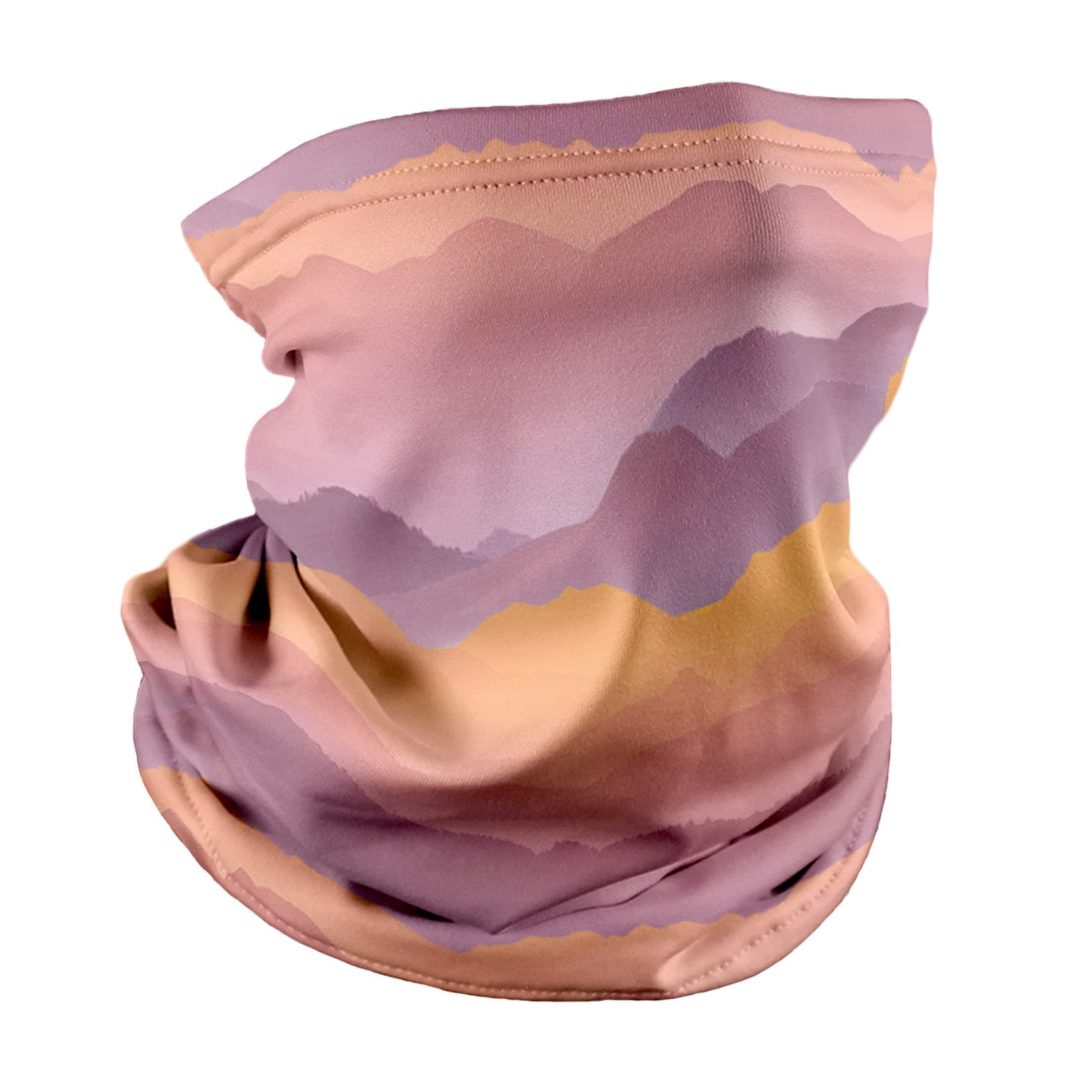 Mountain Sunset Neck Gaiter - Regular - Knotty Tie Co.