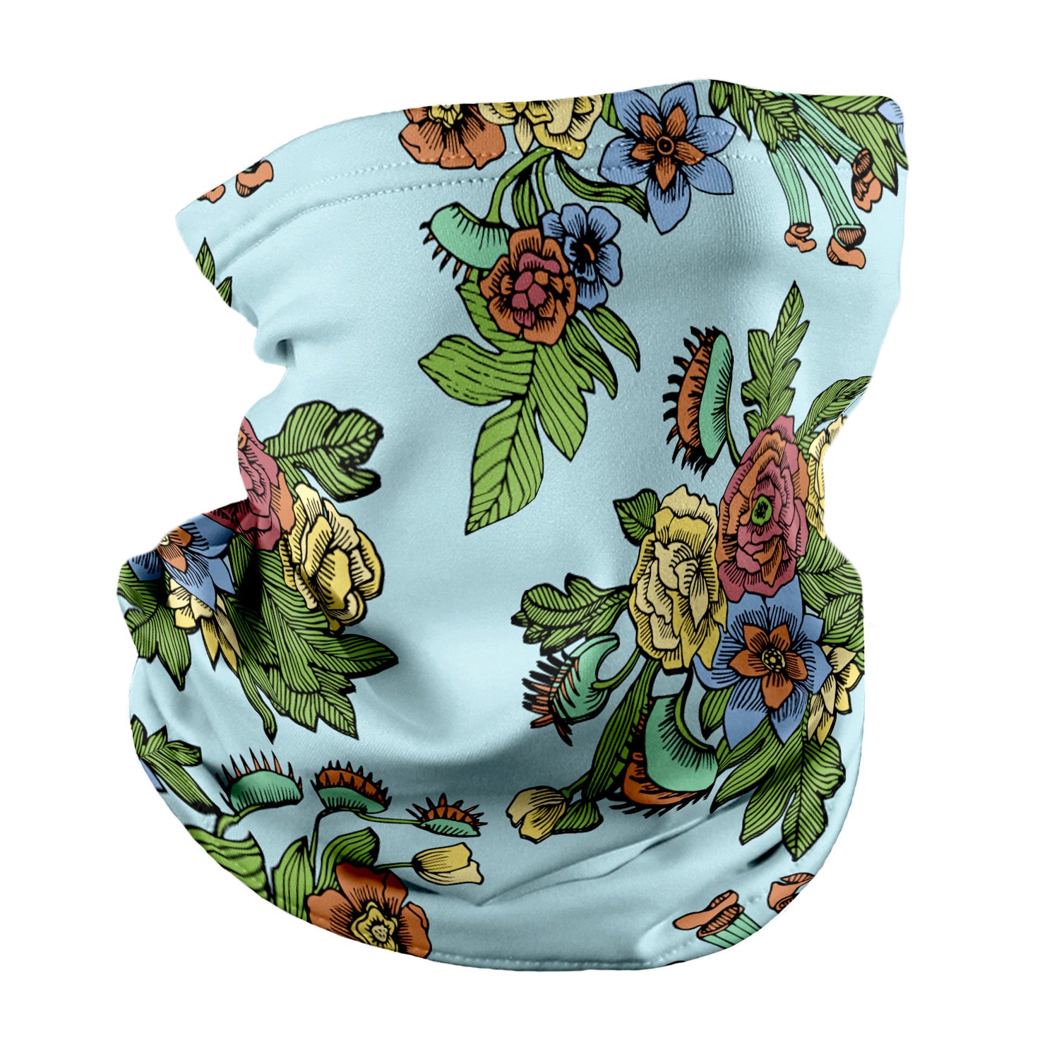 Tattoo Floral Neck Gaiter - Regular - Knotty Tie Co.