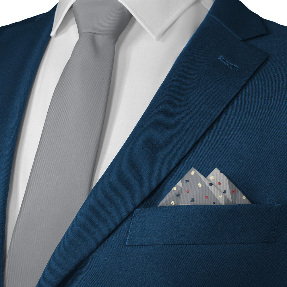 Grip Pocket Square - Matching Necktie- Knotty Tie Co.