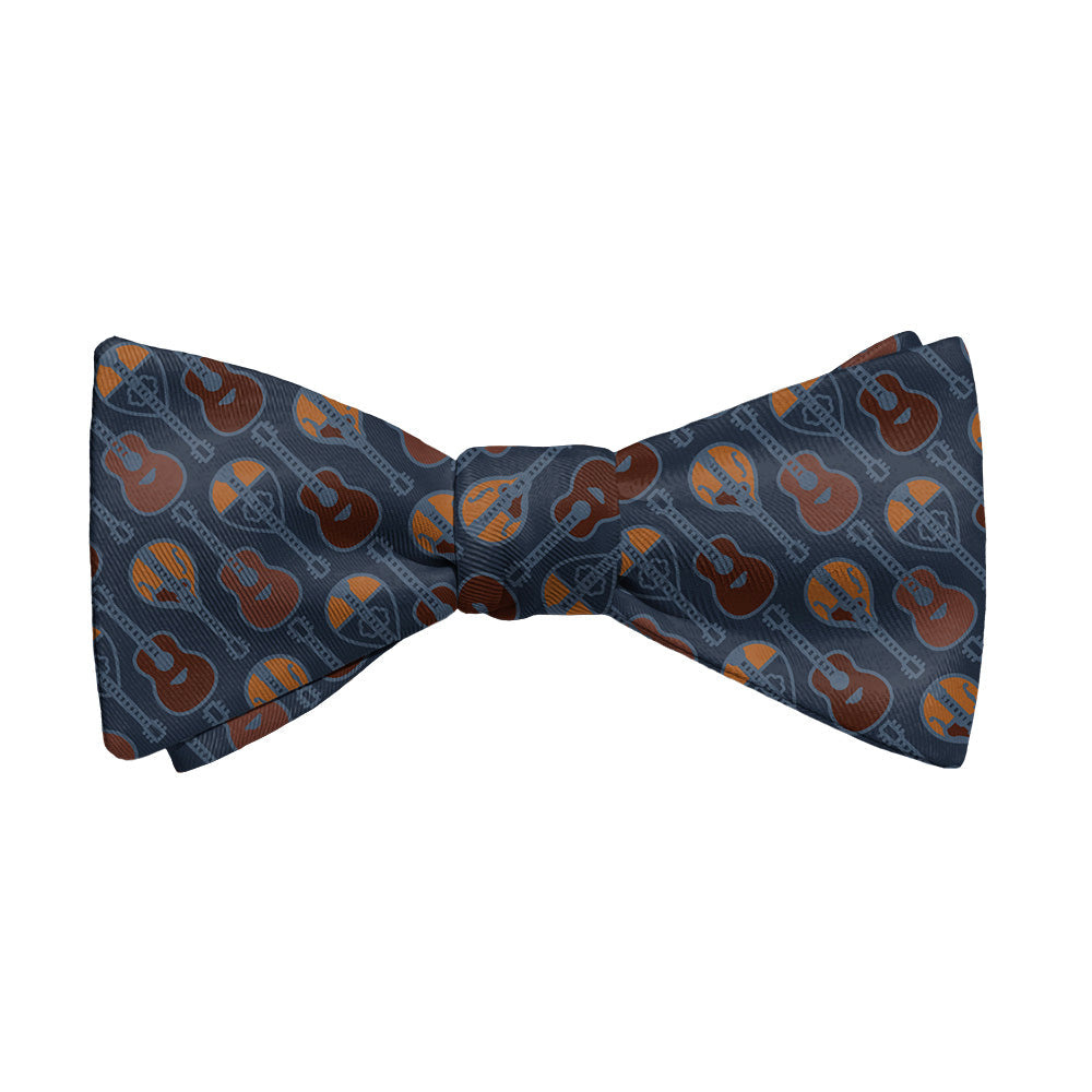 Guitars Bow Tie - Adult Standard Self-Tie 14-18" - Knotty Tie Co.