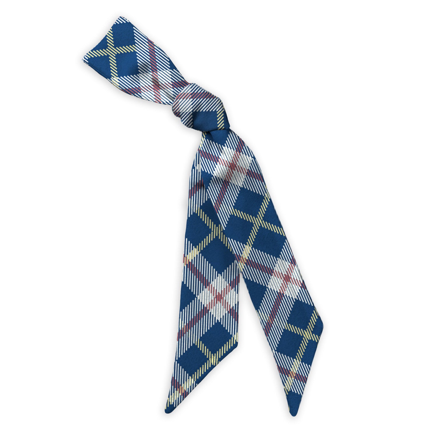 Shaun Plaid Hair Scarf - 1.75" x 34.25" - Knotty Tie Co.