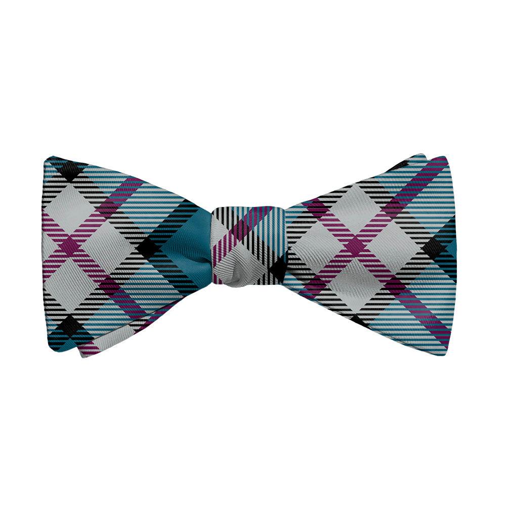 Harrison Plaid Bow Tie - Adult Standard Self-Tie 14-18" - Knotty Tie Co.