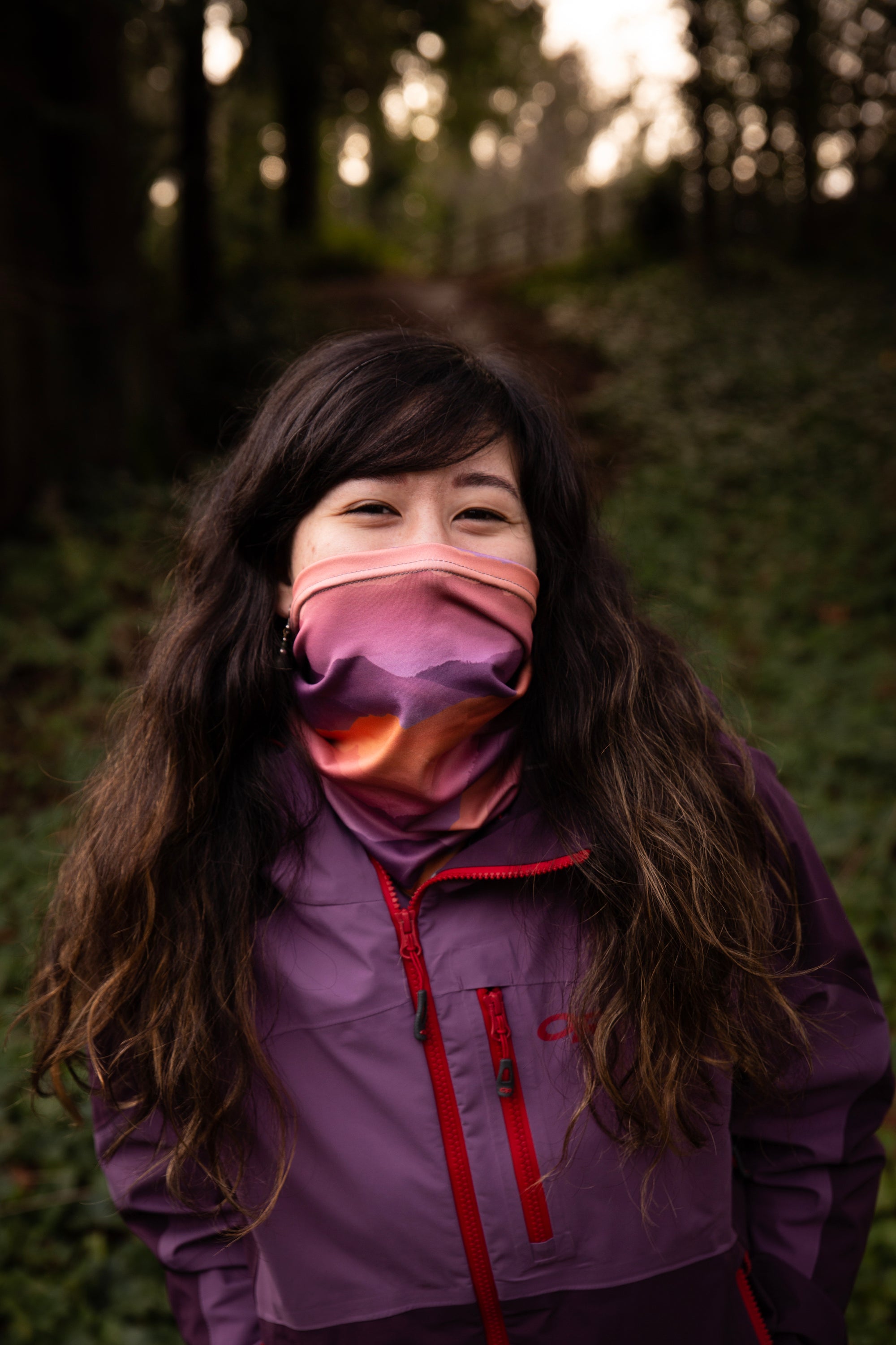 Mountain Sunset Neck Gaiter - Knotty Tie Co.