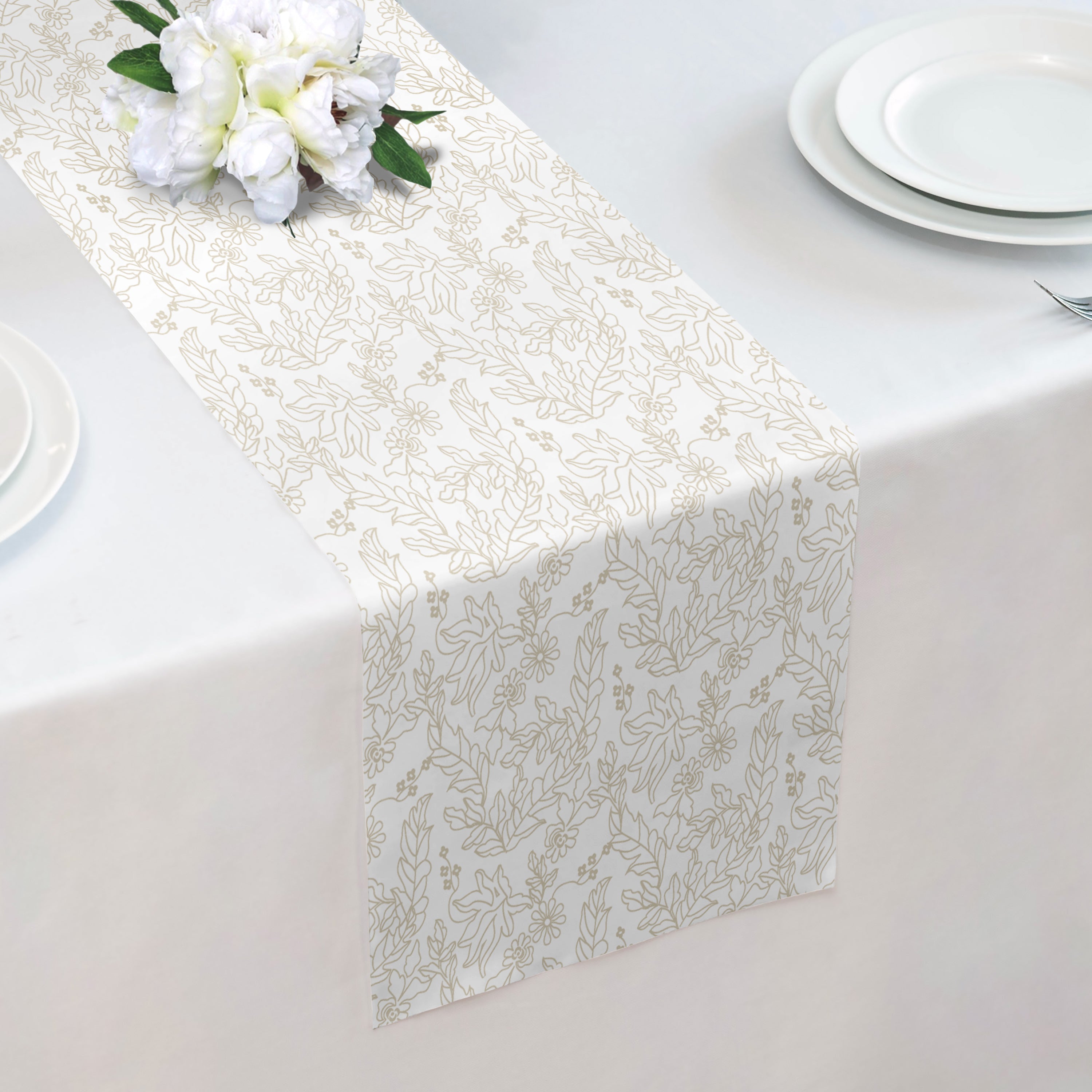 Lacey Floral Table Runner