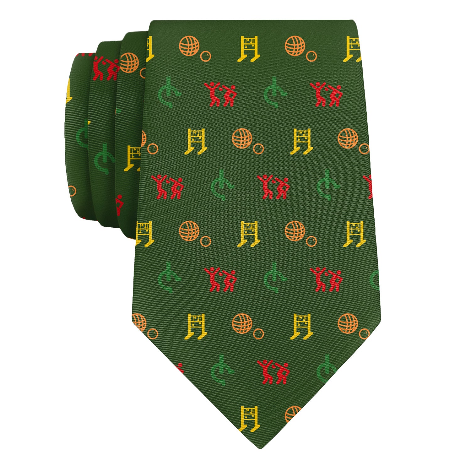 Lawn Games With Friends Necktie - Rolled - Knotty Tie Co.