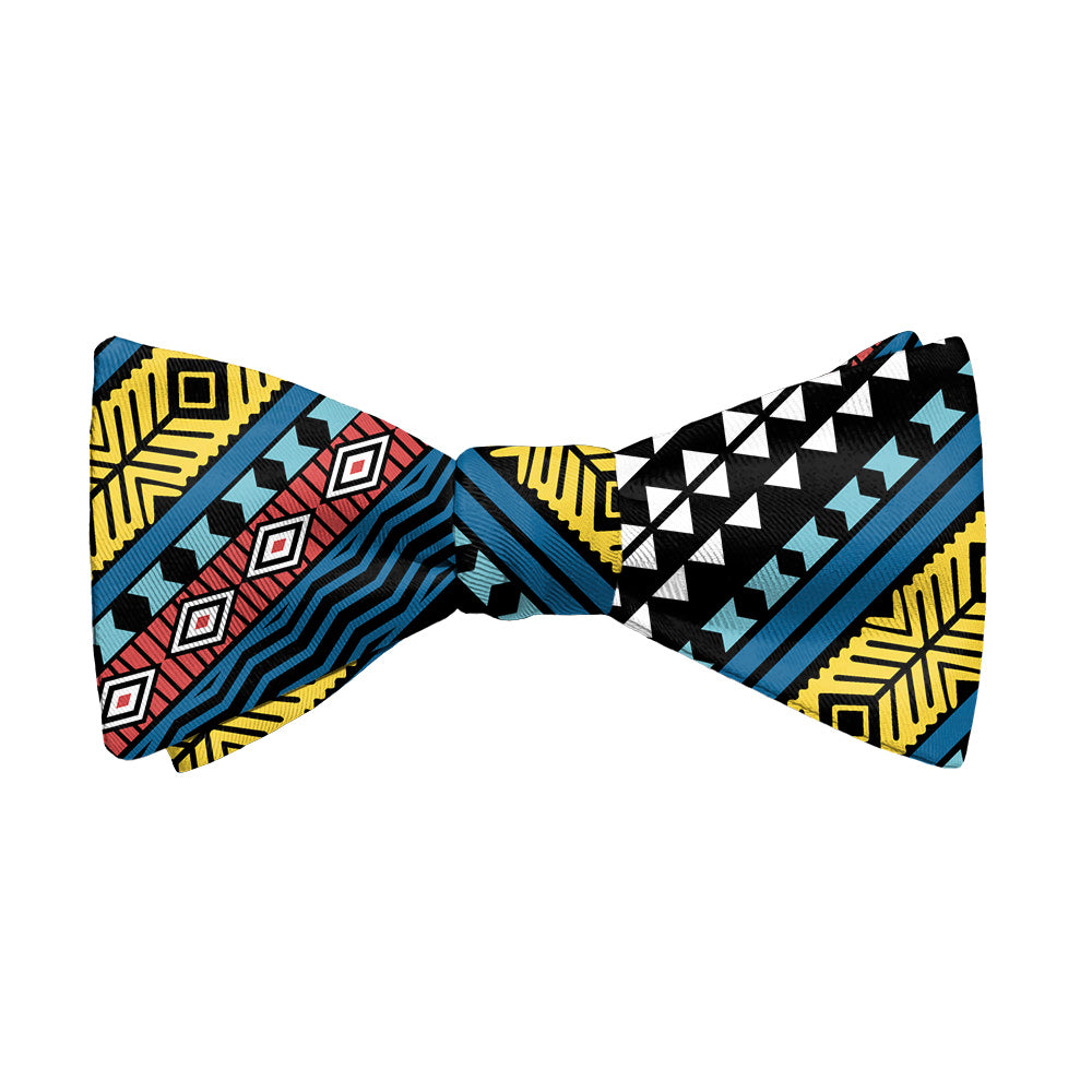 Mawmbe Geo Bow Tie - Adult Standard Self-Tie 14-18" - Knotty Tie Co.