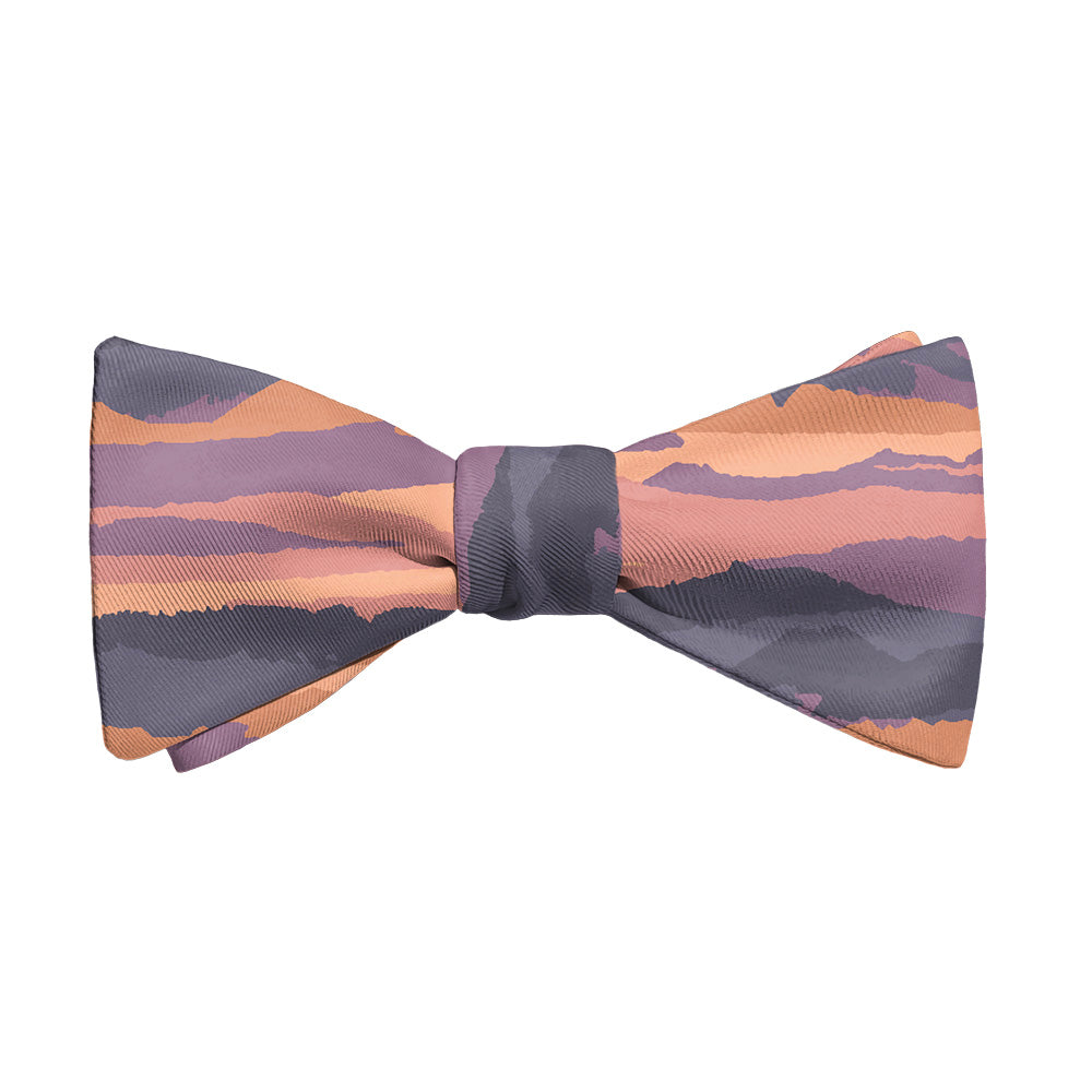 Mountain Sunset Bow Tie - Adult Standard Self-Tie 14-18" - Knotty Tie Co.