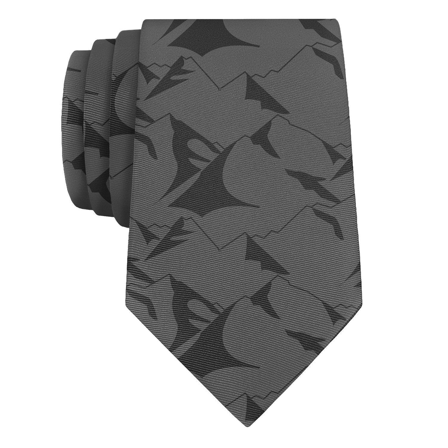 Mountains Necktie - Rolled - Knotty Tie Co.