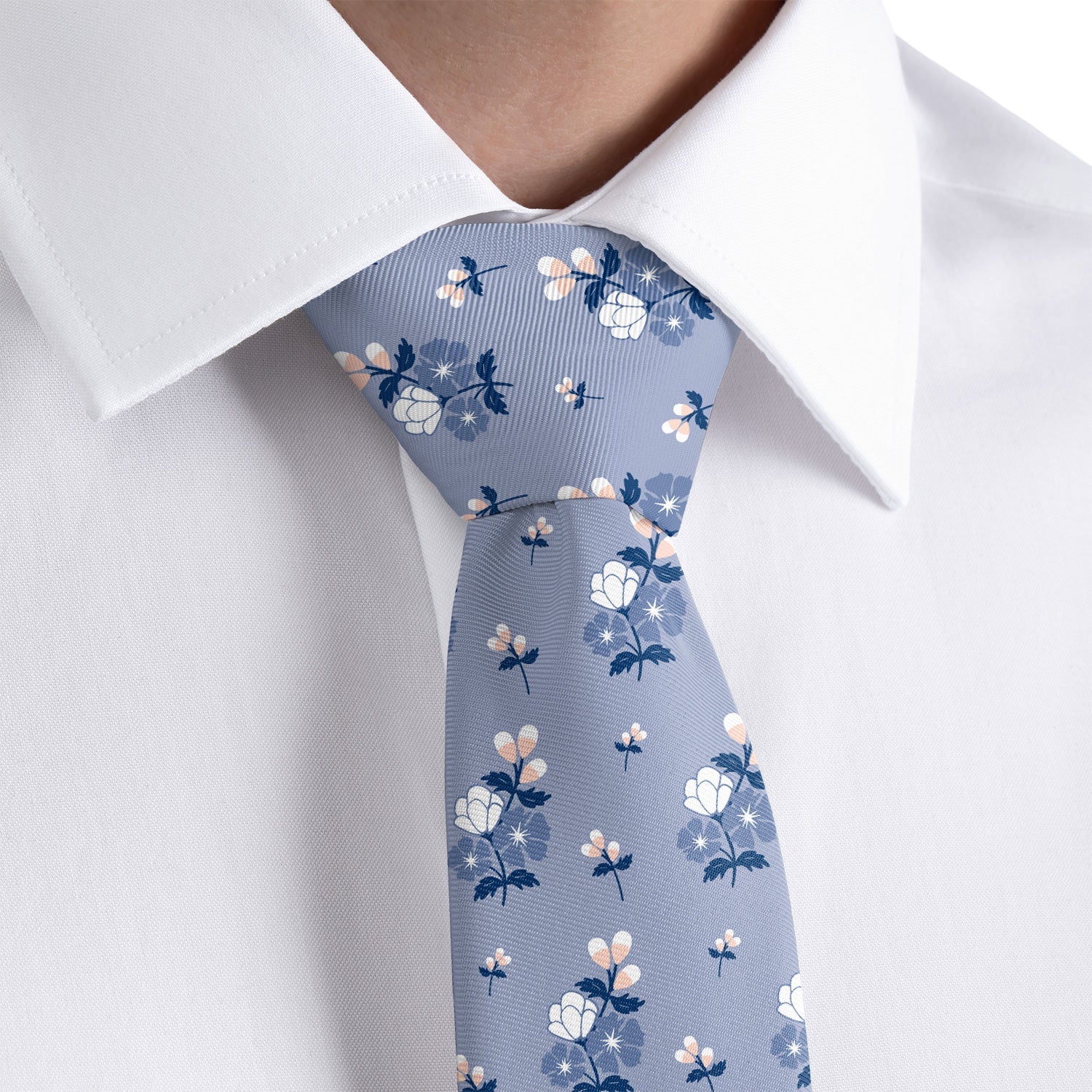 Nani Floral Necktie - Dress Shirt - Knotty Tie Co.