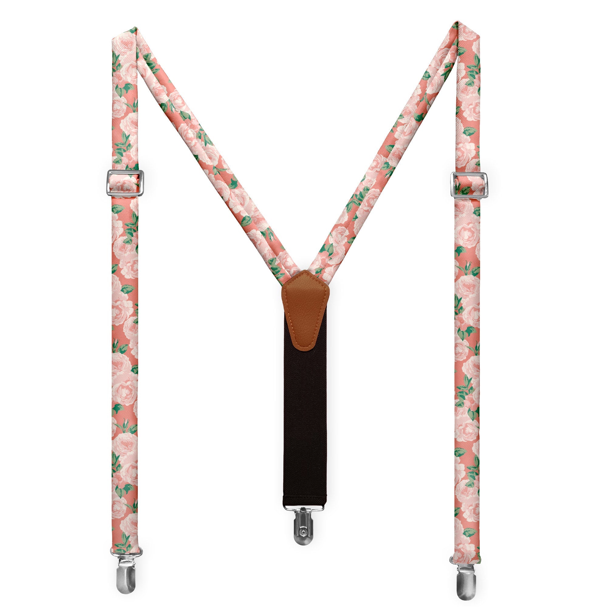 Paeonia Suspenders - Full Front View - Knotty Tie Co.