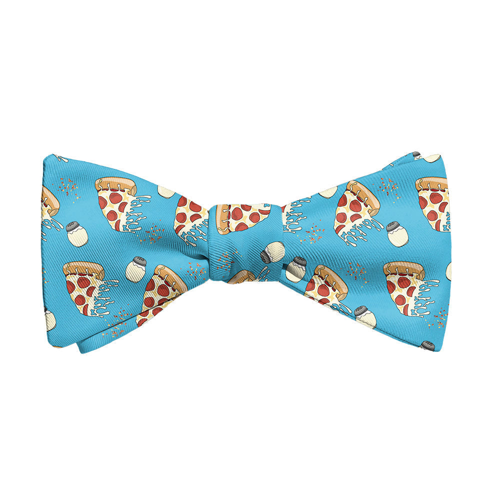 Pizza Party Bow Tie - Adult Standard Self-Tie 14-18" - Knotty Tie Co.