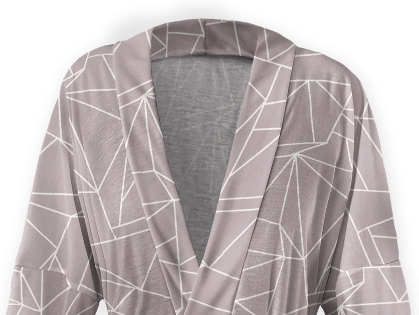 Origami Geometric Robe - Close Up - Knotty Tie Co.