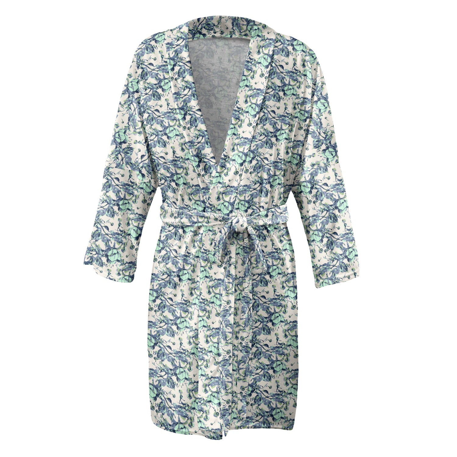 Abstract Floral Robe - Front - Knotty Tie Co.