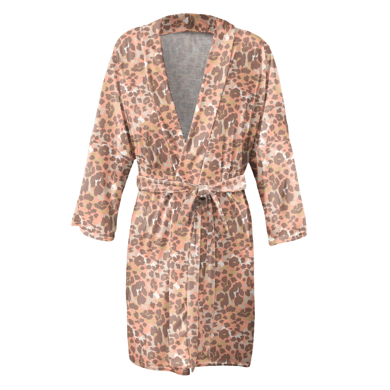 Cheetah Robe - Front - Knotty Tie Co.