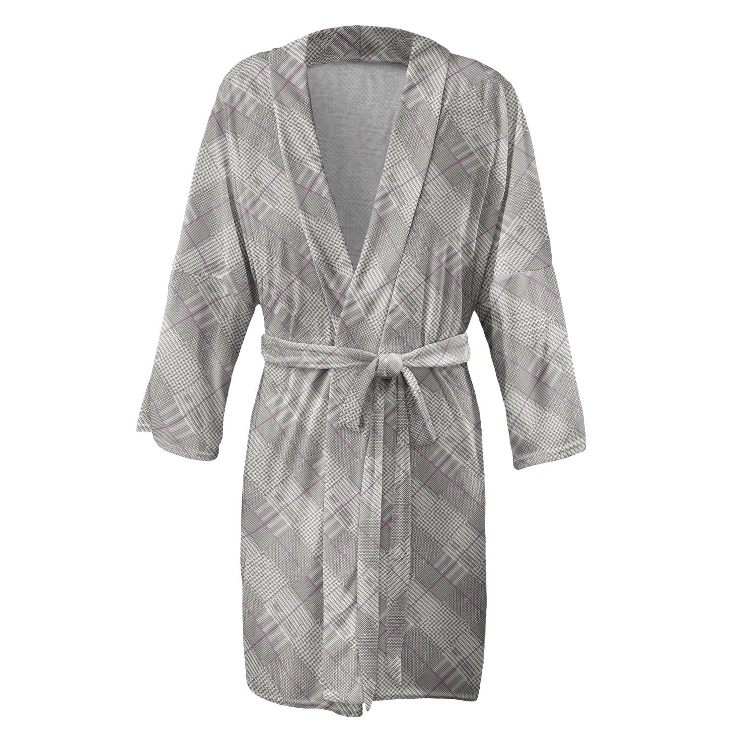 Jezebel Plaid Robe - Front - Knotty Tie Co.