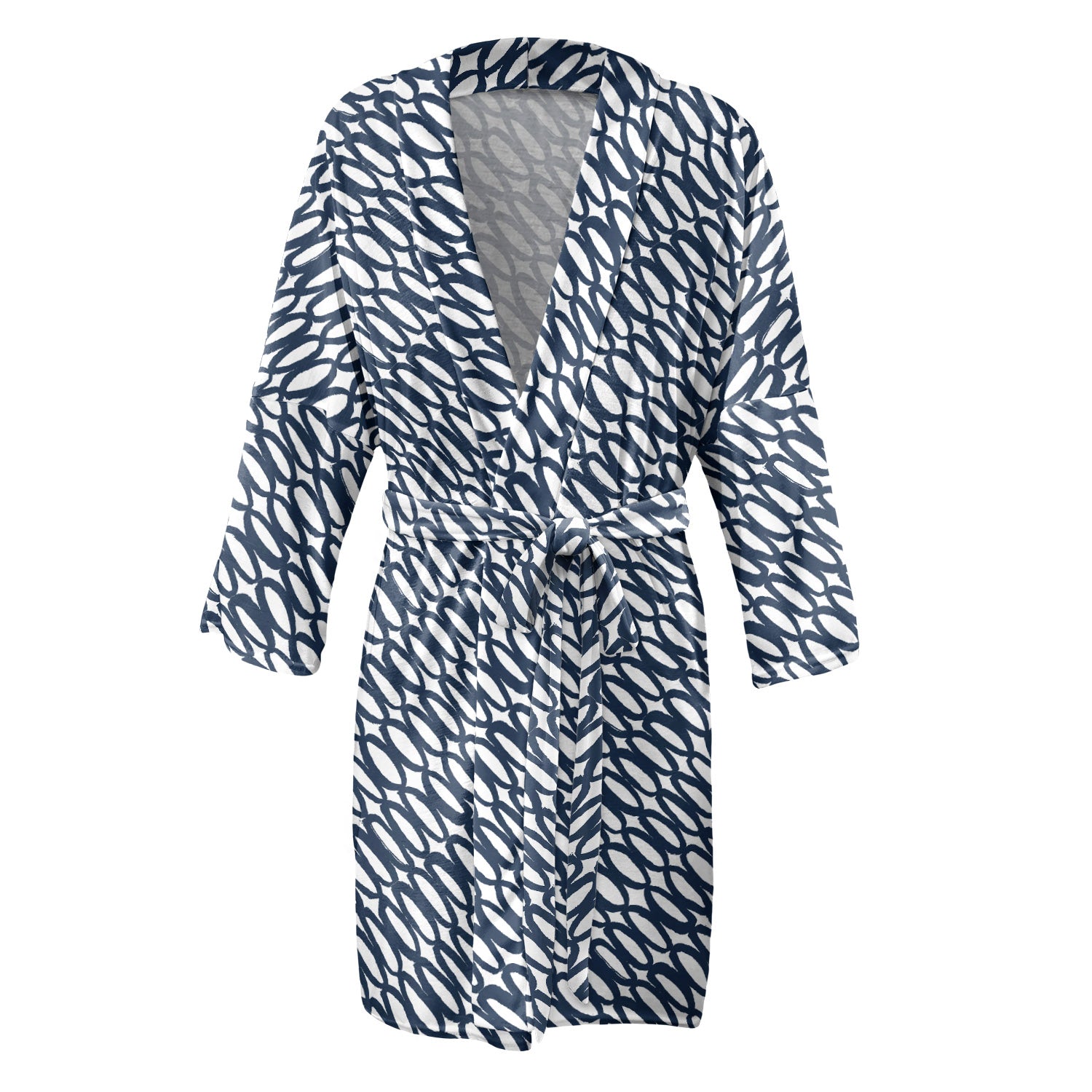 Round Geo Robe - Front - Knotty Tie Co.