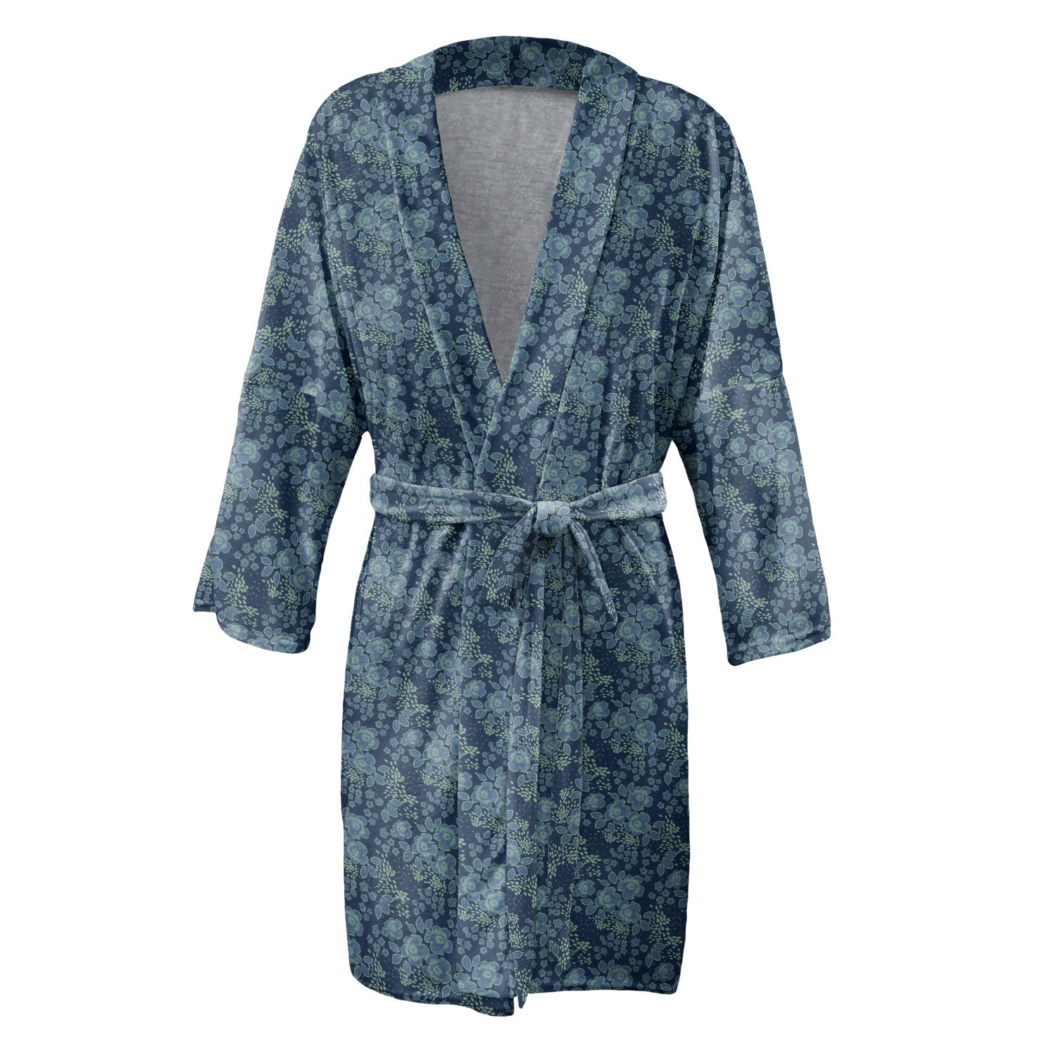 Woodland Floral Robe - Front - Knotty Tie Co.