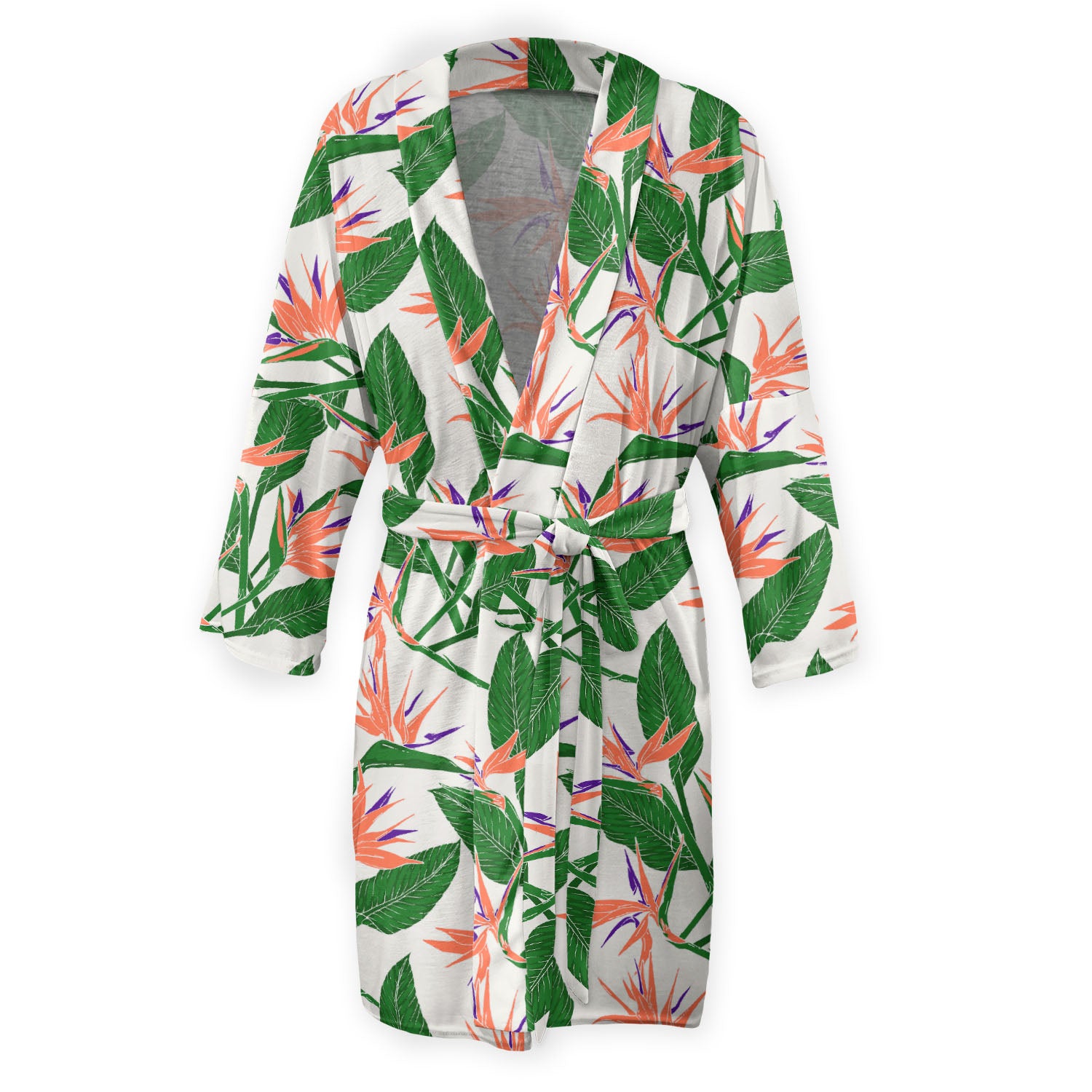 Bird of Paradise Robe - Front - Knotty Tie Co.