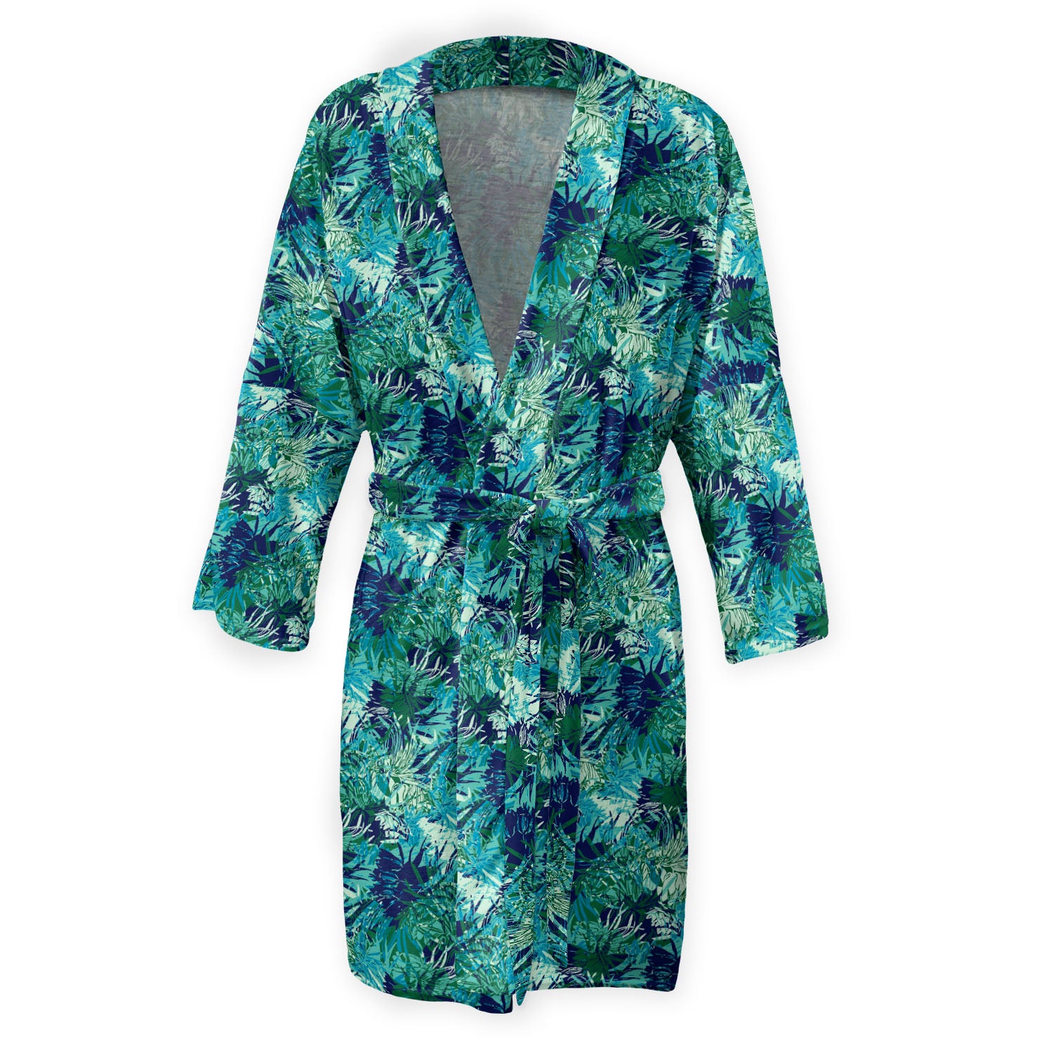 Tropics Floral Robe - Front - Knotty Tie Co.