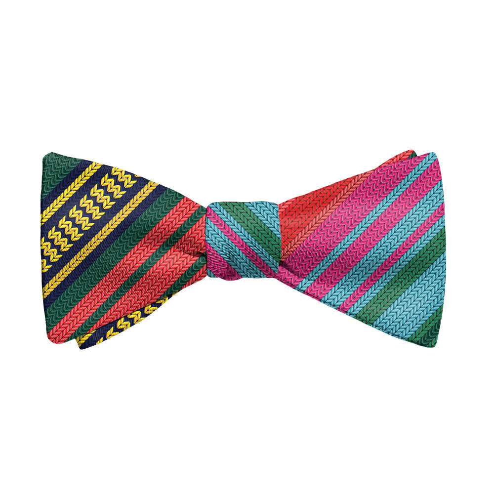 Saltillo Stripe Bow Tie - Adult Standard Self-Tie 14-18" - Knotty Tie Co.