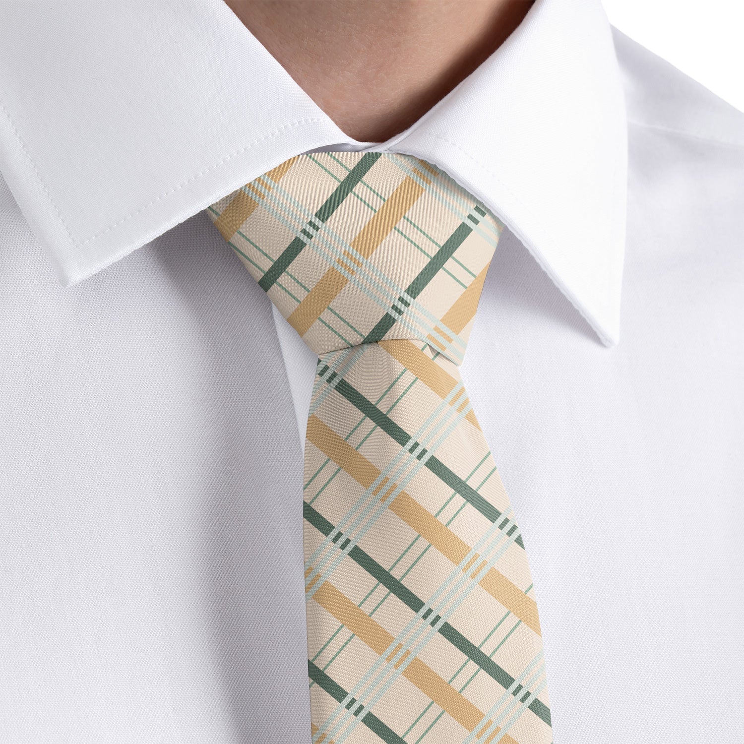 Savannah Plaid Necktie - Dress Shirt - Knotty Tie Co.